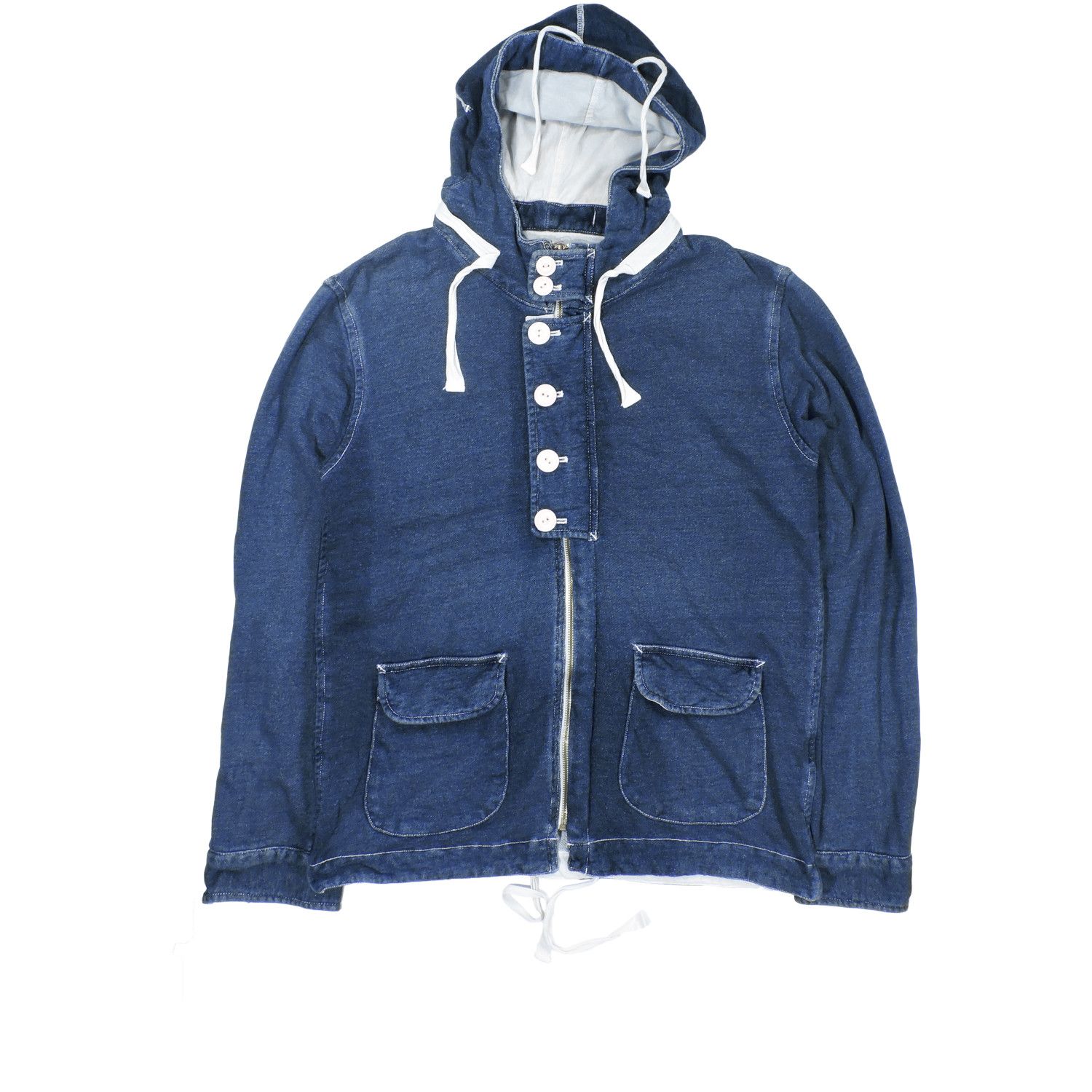 HOUSTON UNION MADE NAVAL EQUIP USN GUNNER SMOCK DENIM JACKET