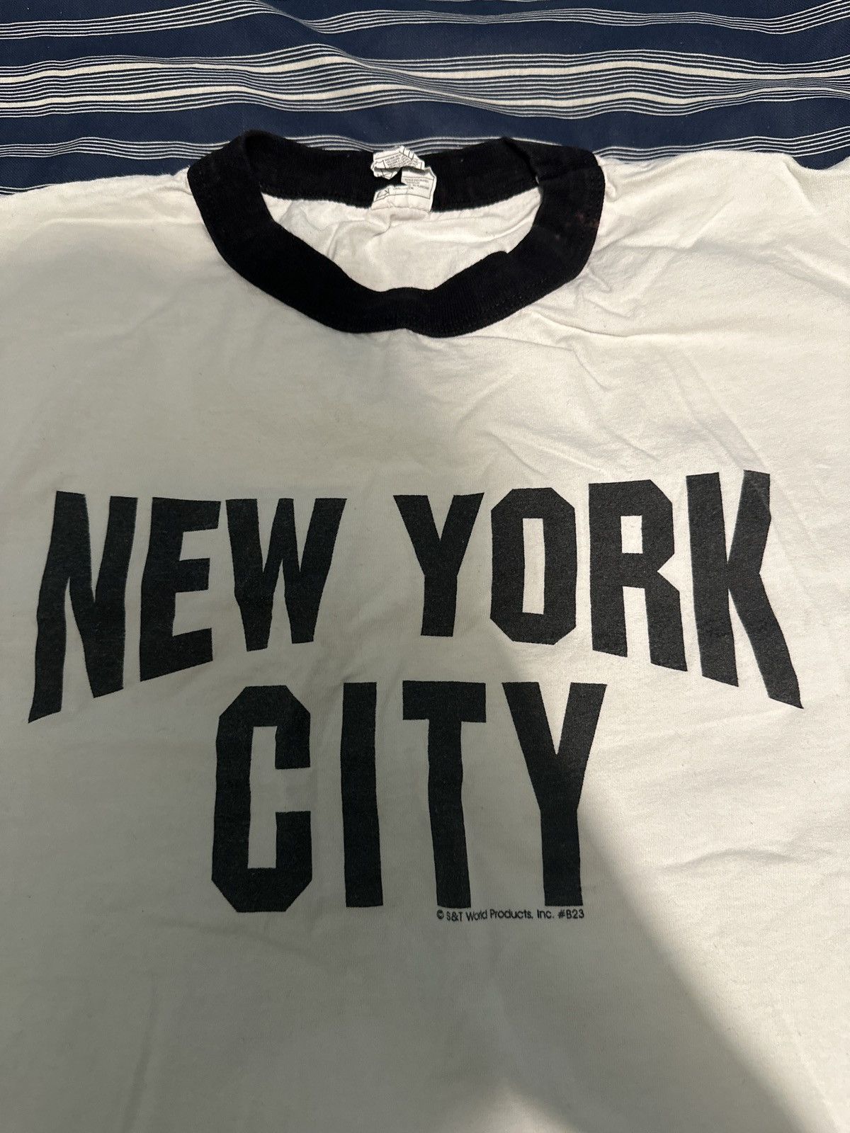 Vintage Vintage John Lennon NYC T-shirt Size US M / EU 48-50 / 2 - 3 Thumbnail