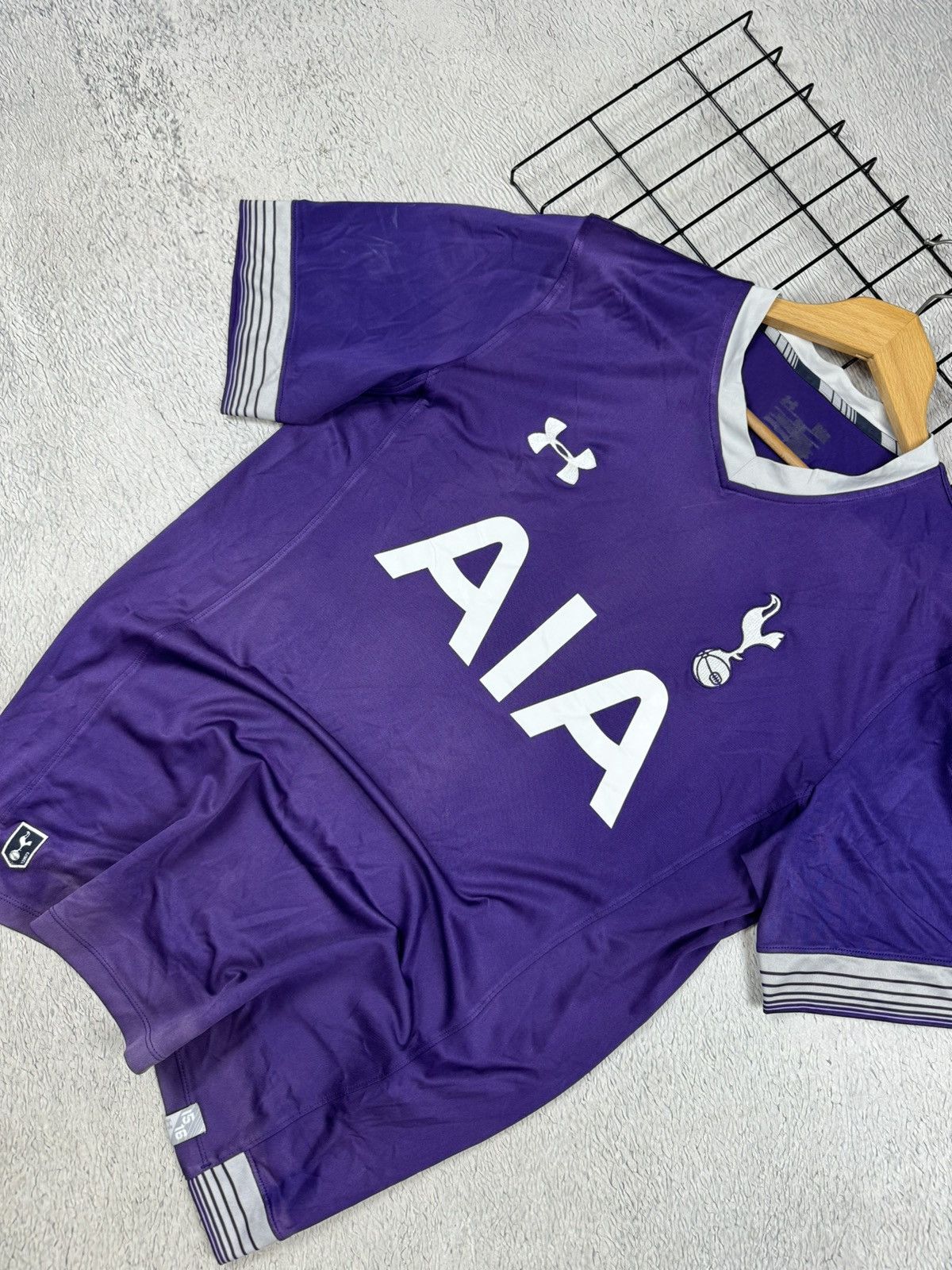 Under Armour × Vintage Vintage Tottenham 2015/16 Third Under Armour Jersey Blokcore Size US L / EU 52-54 / 3 - 3 Thumbnail