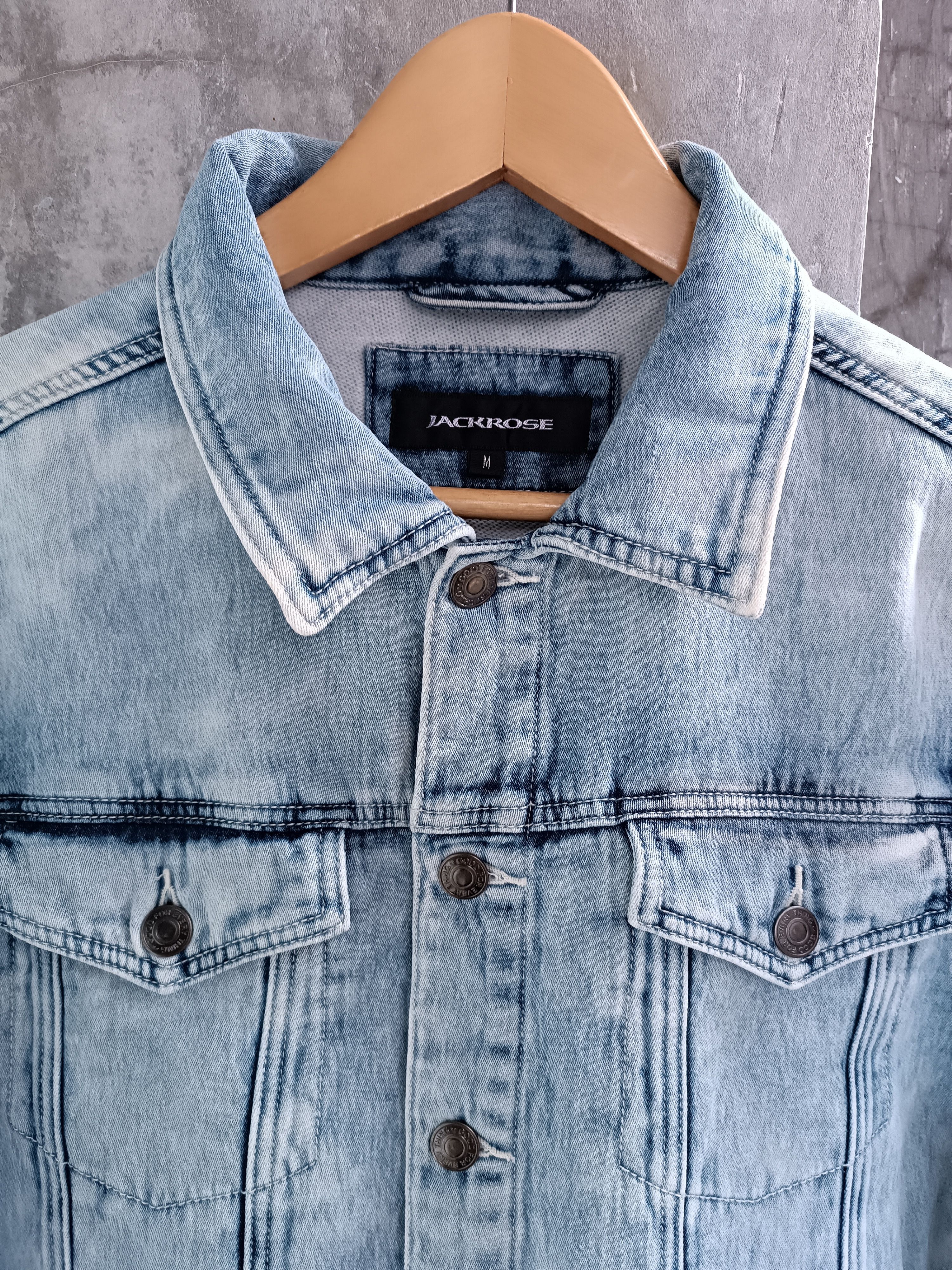 Japanese Brand × Vintage JACKROSE WASH DENIM JACKET Size US M / EU 48-50 / 2 - 3 Thumbnail