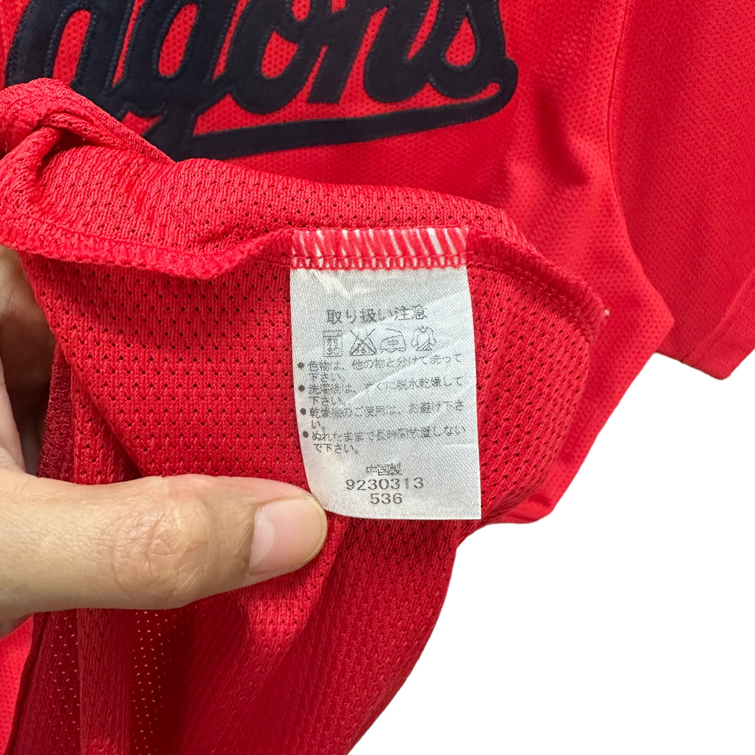 Asics ASICS DRAGONS BIG LOGO RED BUTTON JERSEY #8476-011 Size US M / EU 48-50 / 2 - 7 Thumbnail