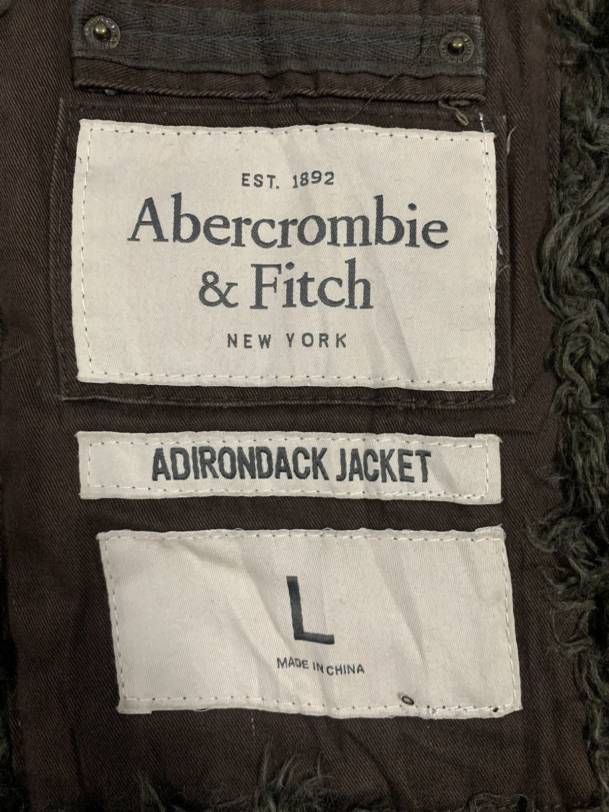 14th Addiction Abercrombie & Fitch Heavy Faux Fur Lined Adirondack Jacket Size US L / EU 52-54 / 3 - 18 Thumbnail