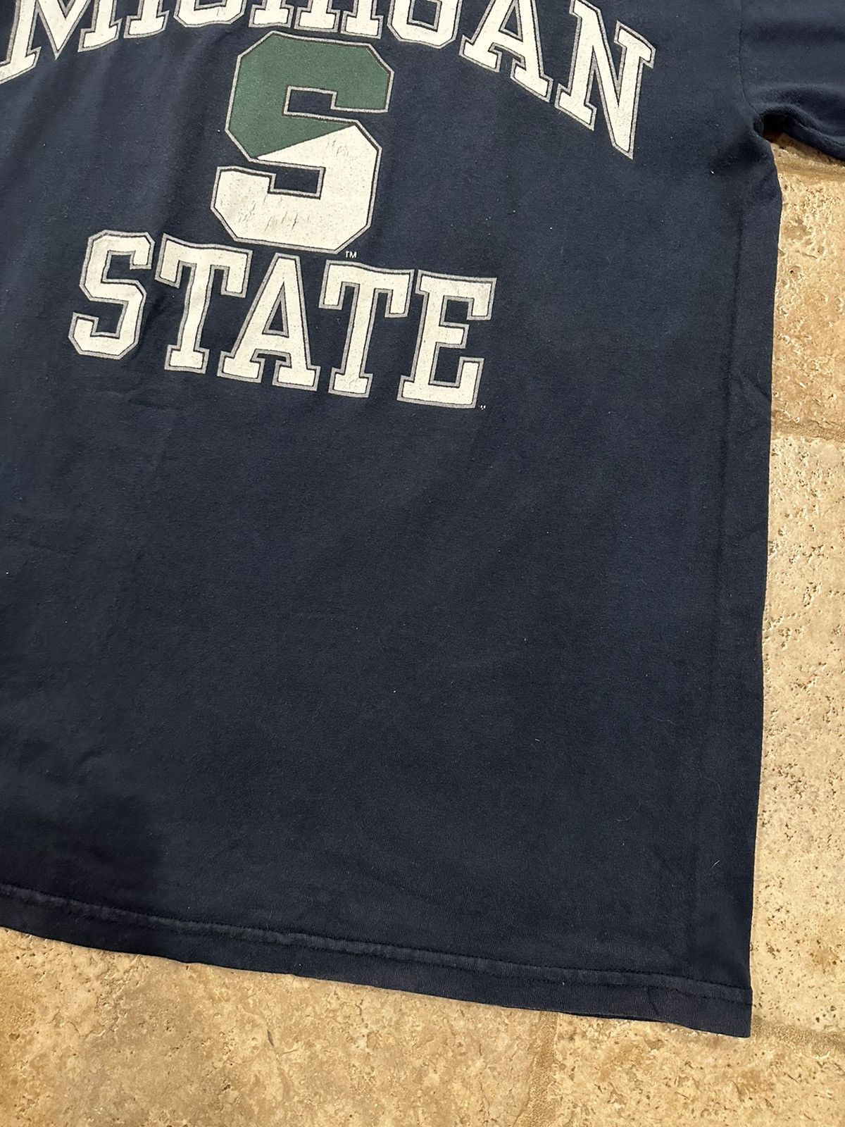 NCAA × Vintage Vintage Michigan State Spartans Black / Green T-Shirt Size US M / EU 48-50 / 2 - 4 Thumbnail