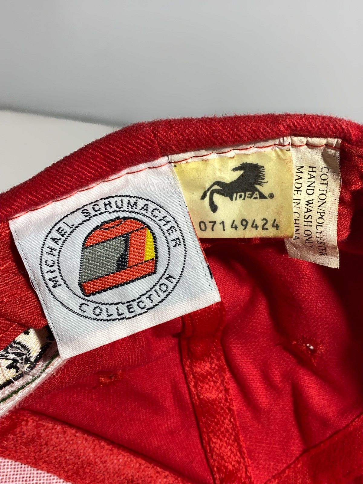 Ferrari 2000 F1 World Champion Michael Schumacher Ferrari cap Size ONE SIZE - 15 Thumbnail