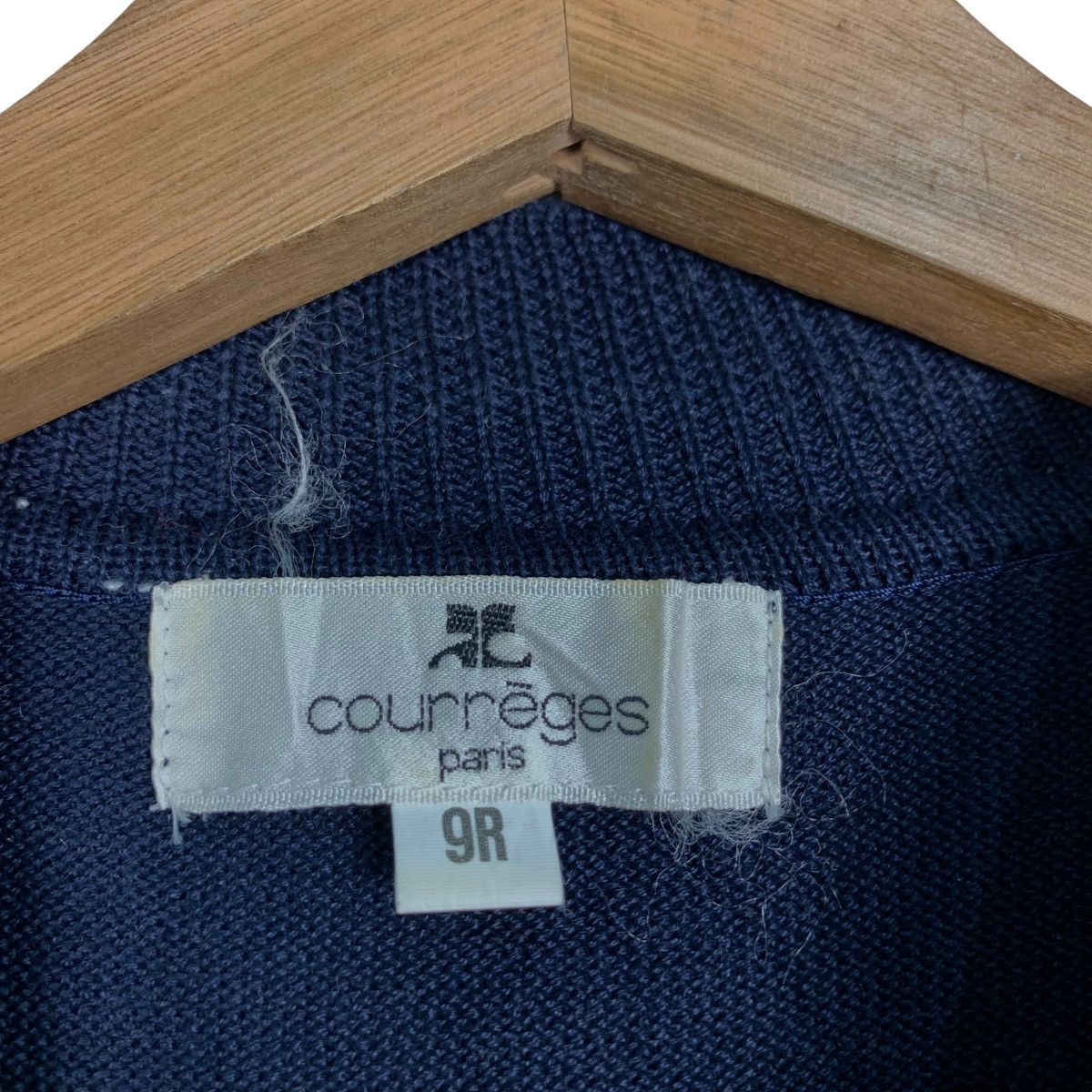 Courreges COURREGES Short Sleeve Crewneck Knitted Sweater #1226-C55 Size S / US 4 / IT 40 - 9 Thumbnail
