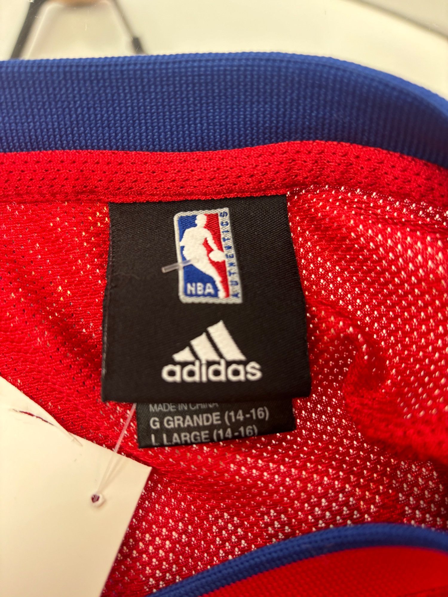 NBA L (Y) NBA Pistons Hamilton Jersey Size US S / EU 44-46 / 1 - 3 Thumbnail