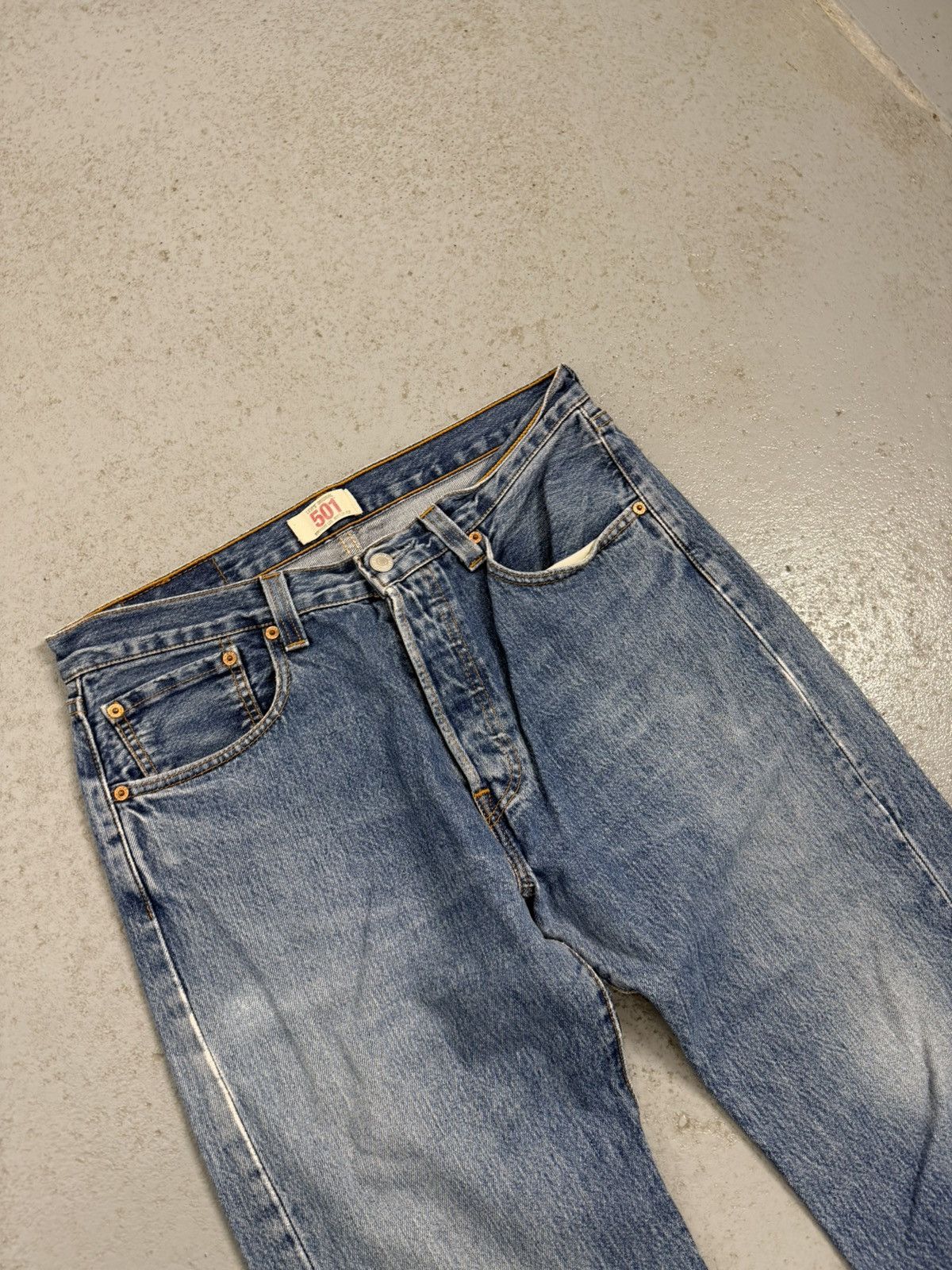 Levi's Levi‘s 501 Distressed Washed Jeans Size US 32 / EU 48 - 4 Thumbnail