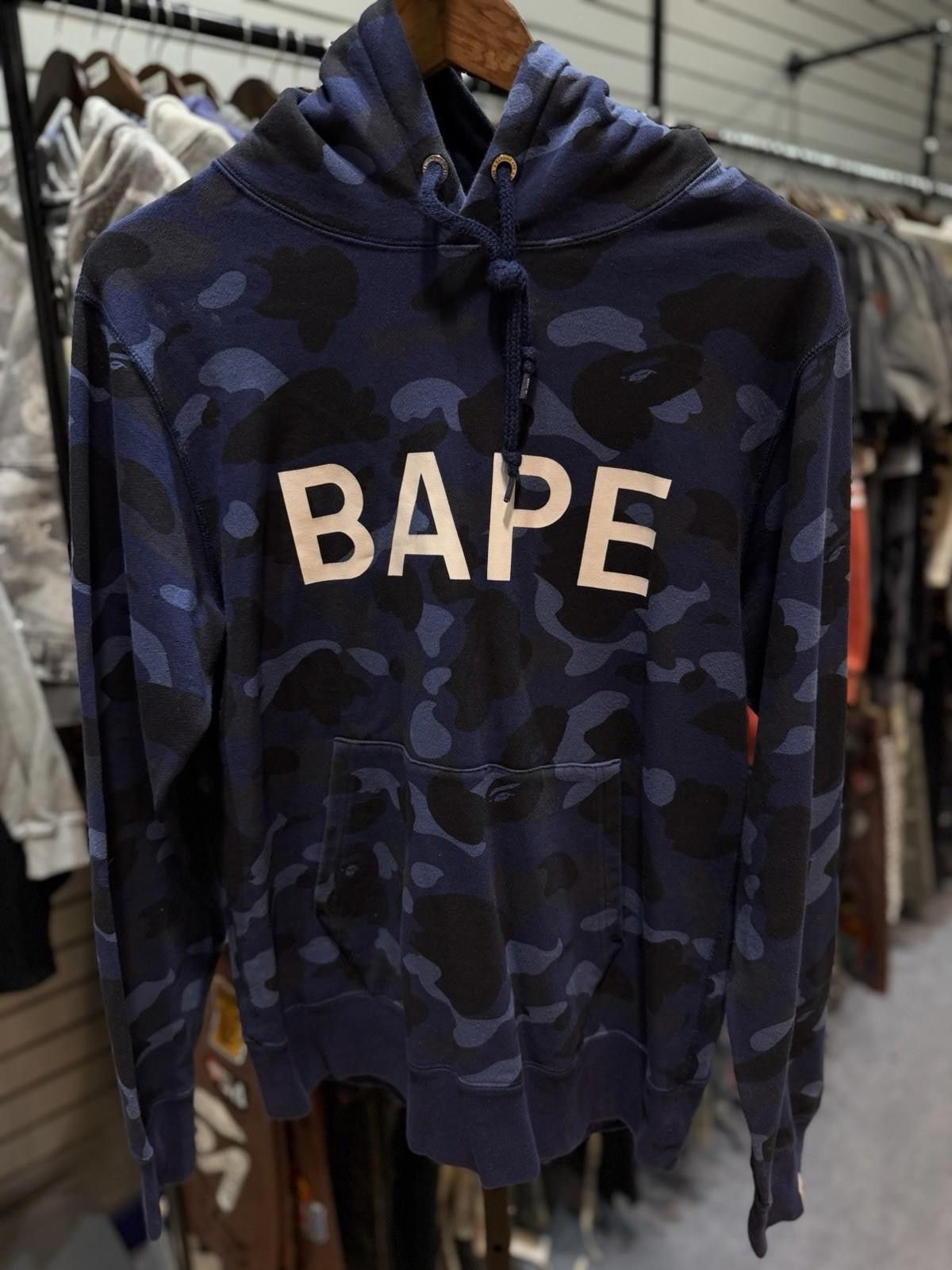 Other A Bathing Ape BAPE Blue Camo Pullover Hoodie Size Large Size US L / EU 52-54 / 3 - 4 Thumbnail