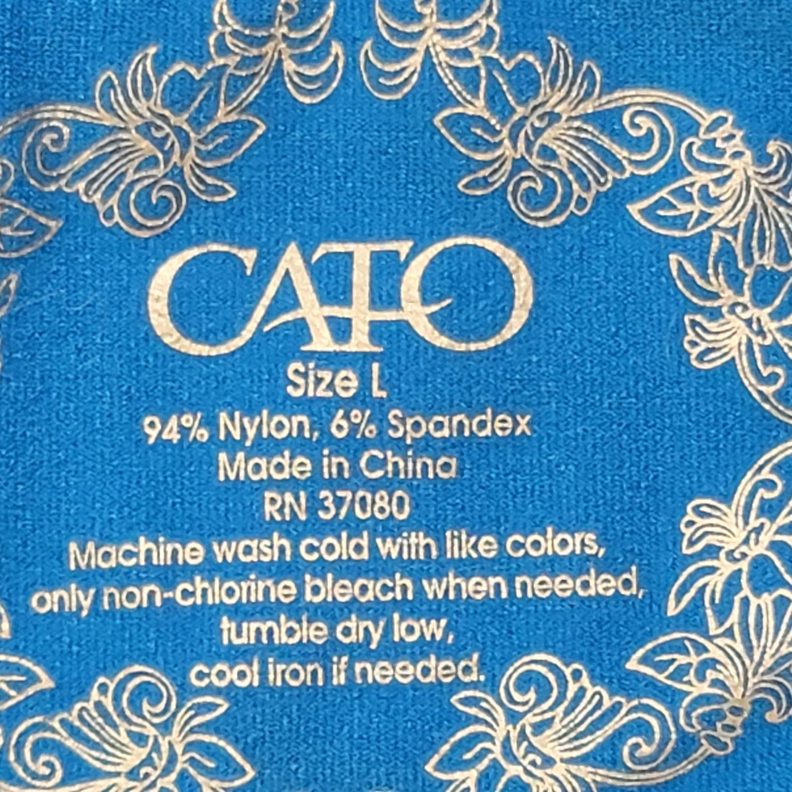 Other Cato Blue Round Neck Sleeveless Tank Top Large Lightweight Size L / US 10 / IT 46 - 4 Thumbnail
