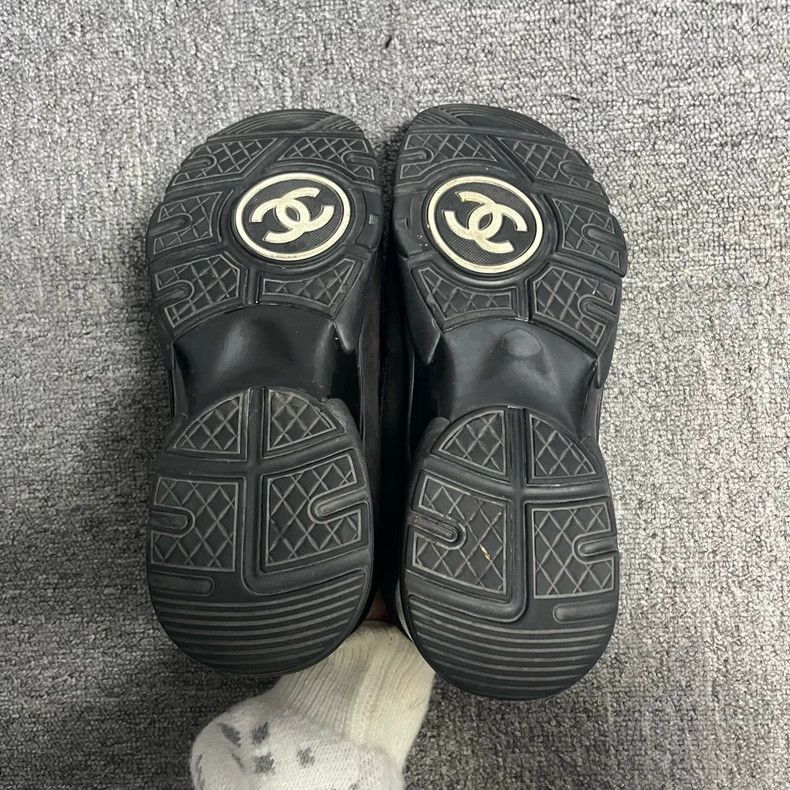 Chanel Chanel Black and White Casual Sneakers -2505 Size US 8 / EU 41 - 6 Thumbnail