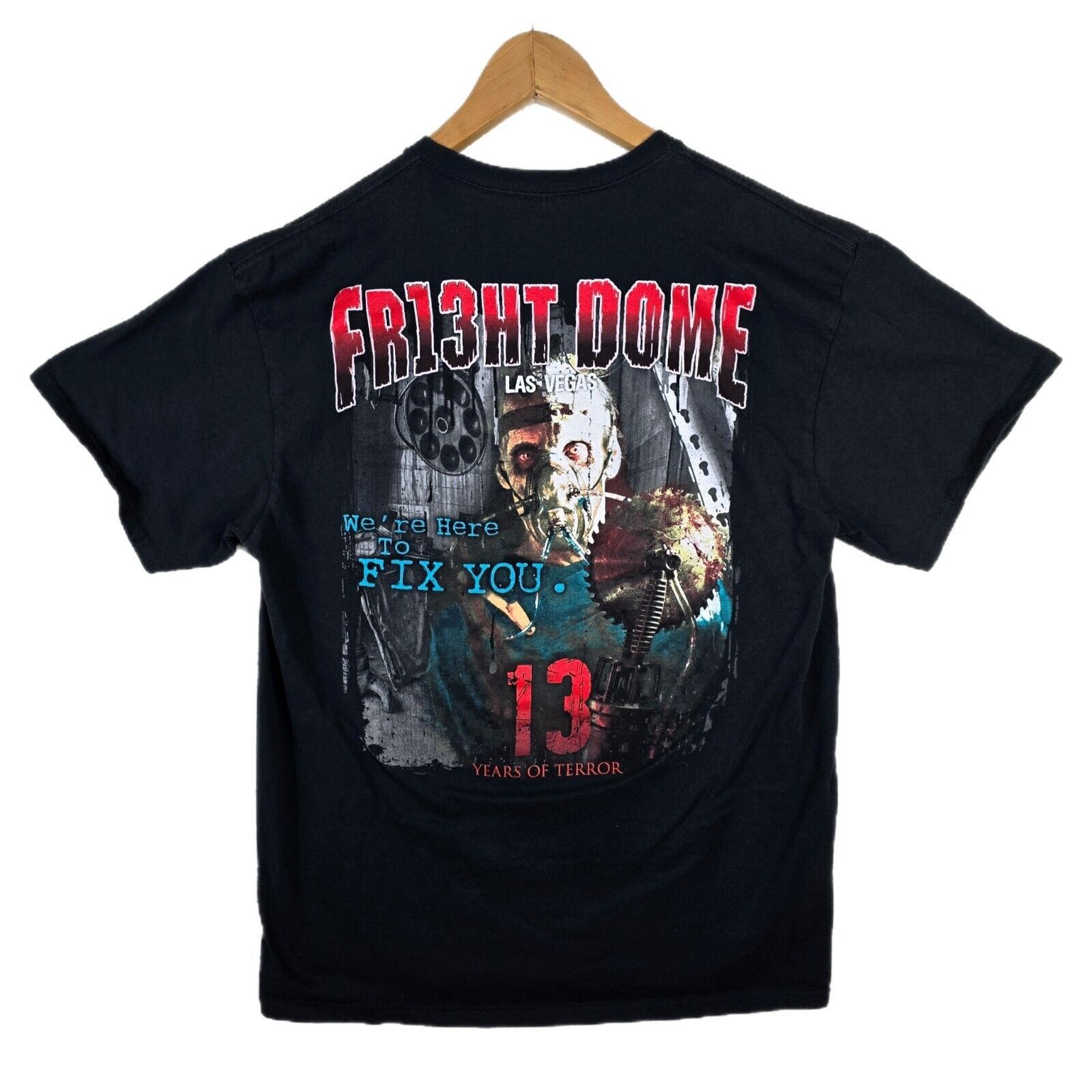 Delta Fright Dome Las Vegas 13 Years Of Terror Shirt Large Horror Size US L / EU 52-54 / 3 - 1 Thumbnail