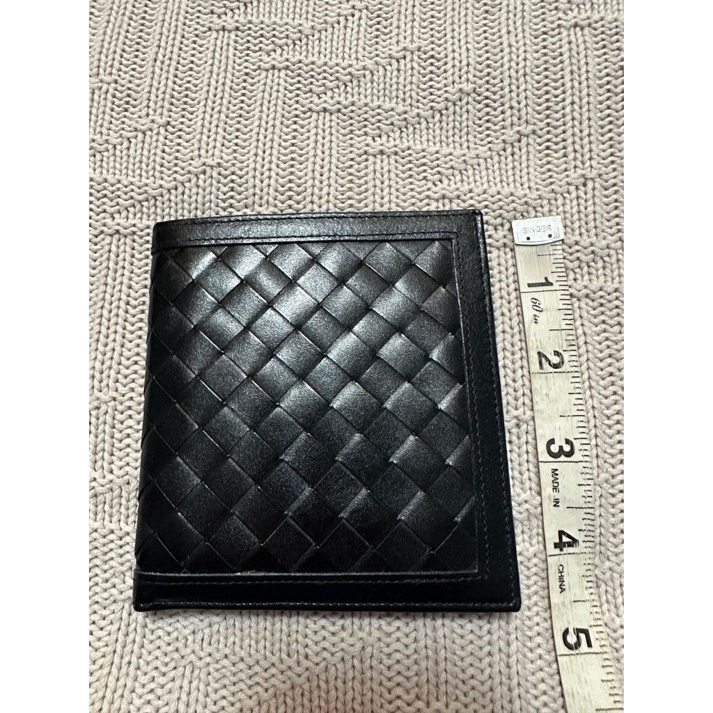 Other Vintage Prince Gardner black leather woven folded wallet NWT Size ONE SIZE - 10 Thumbnail