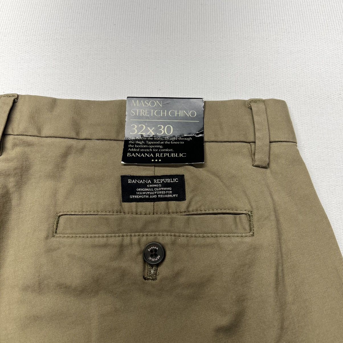Banana Republic Banana Republic Pants Mason Stretch Chino Khaki Beige Size US 32 / EU 48 - 14 Thumbnail