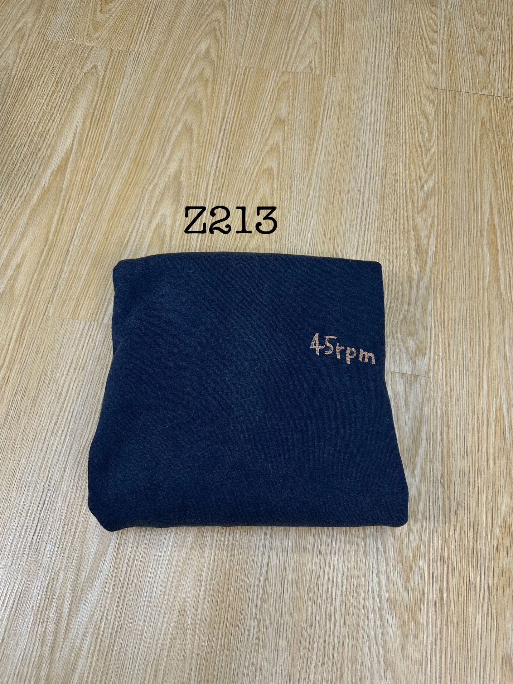 45rpm 90s 45rpm Baggy Faded Vintage Sweatshirt Z213 Size US L / EU 52-54 / 3 - 14 Thumbnail