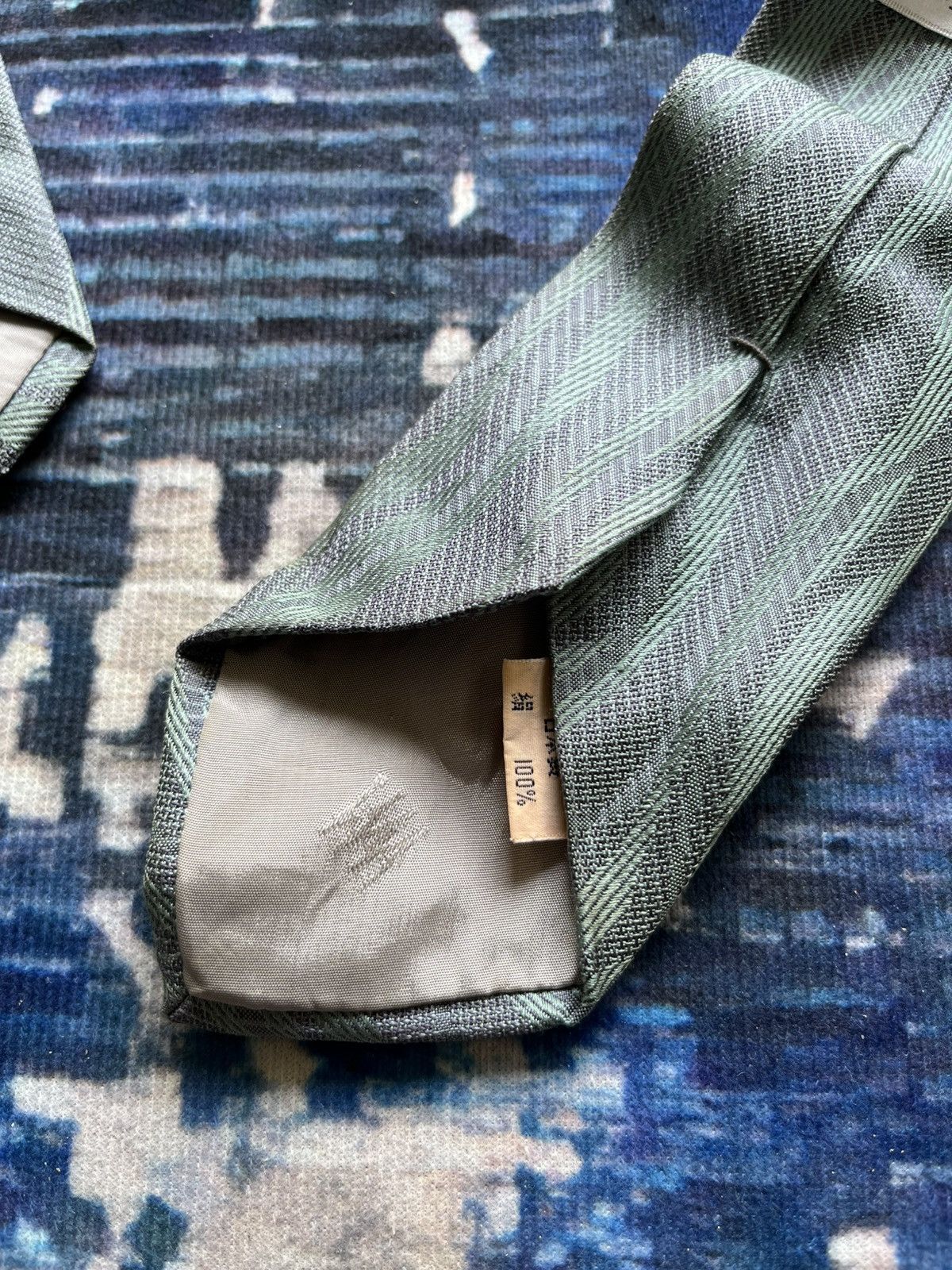 Designer × Issey Miyake × Japanese Brand 🔥Vintage issey miyake neckties japan 🇯🇵 Size ONE SIZE - 4 Thumbnail