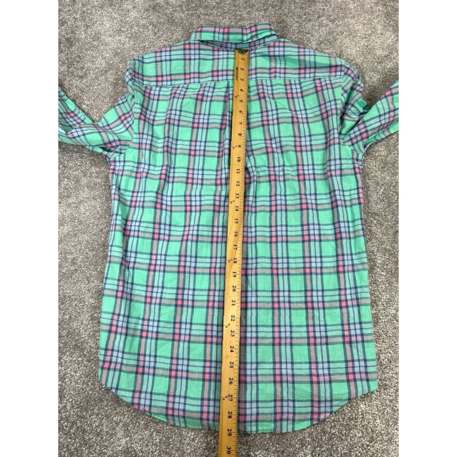 Vineyard Vines Vineyard Vines Whale Shirt Mens Small Green Pink Blue Cotton Button Up Size US S / EU 44-46 / 1 - 6 Thumbnail