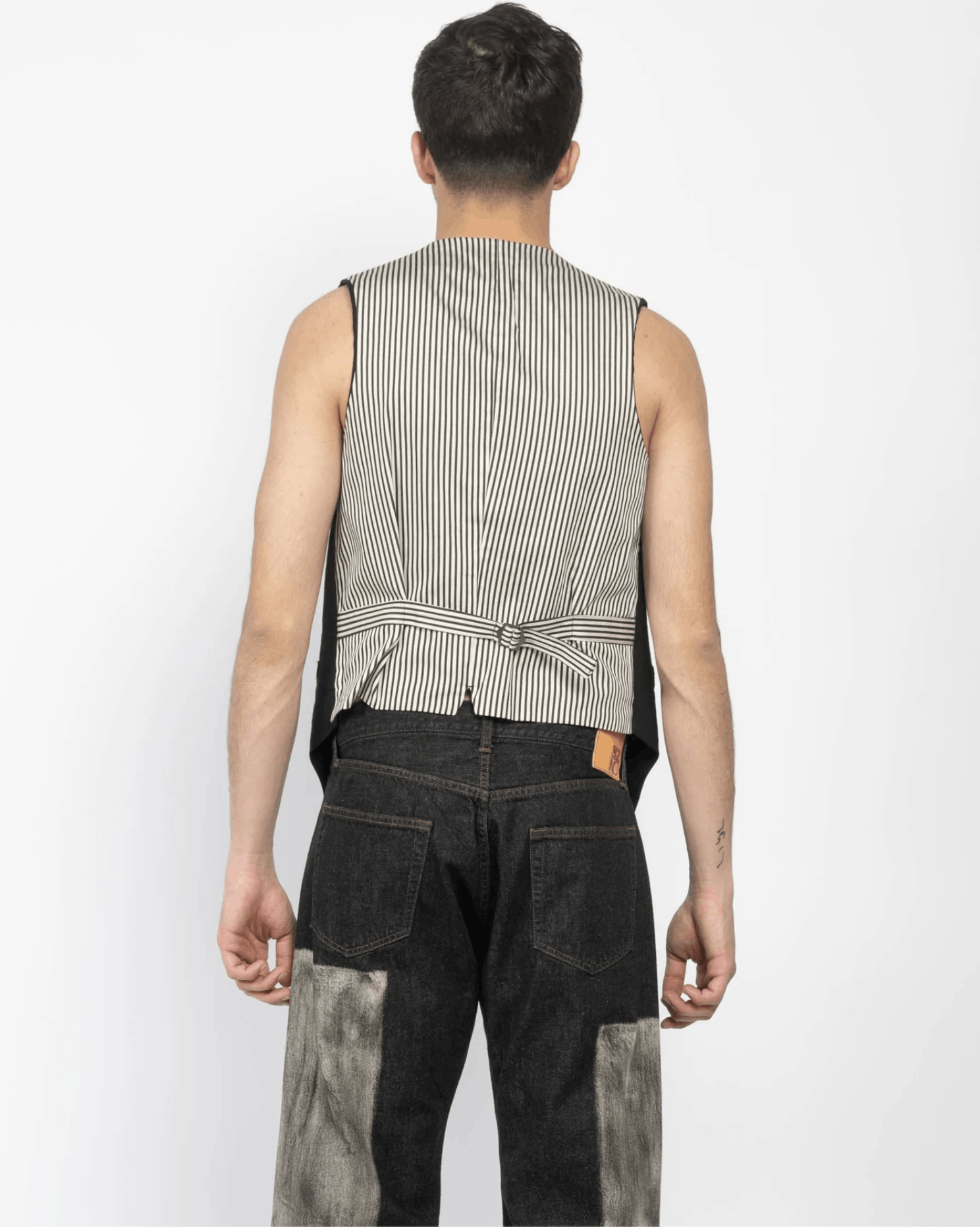 Yohji Yamamoto Yohji Yamamoto Pour Homme - Double Layered Switching Vest Size US L / EU 52-54 / 3 - 13 Thumbnail