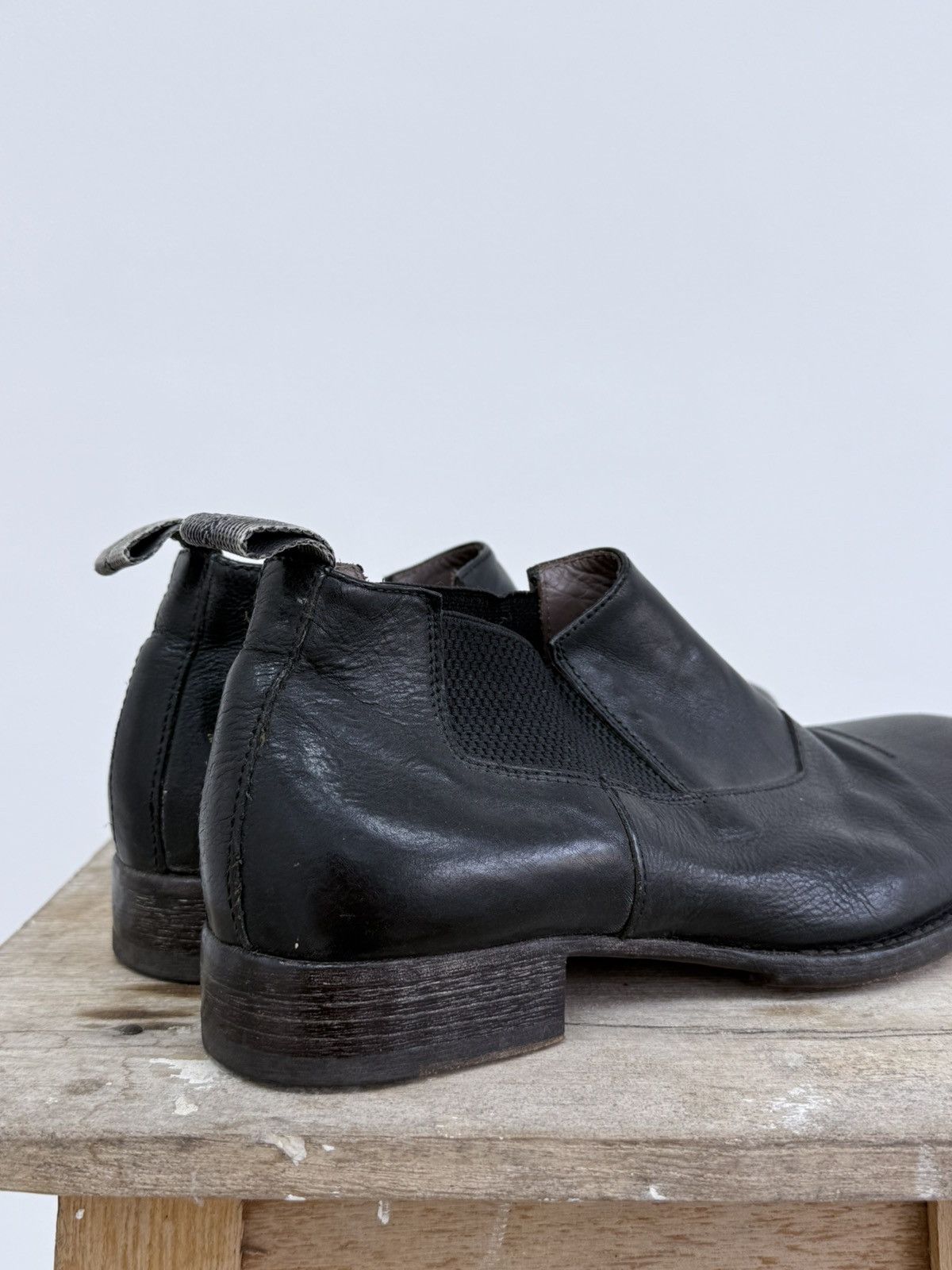 MoMA Avant Garde MoMa Guidi Style Distressed Leather Shoes Size US 7.5 / EU 40-41 - 4 Thumbnail