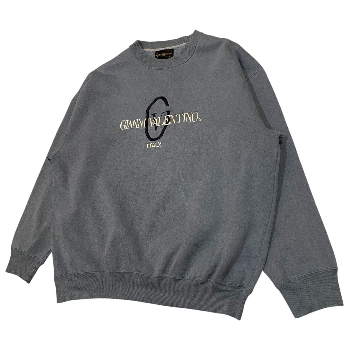 Gianni Valentino Vintage Gianni Valentino Italy Sweatshirt Large Logo Size US XXL / EU 58 / 5 - 2 Thumbnail