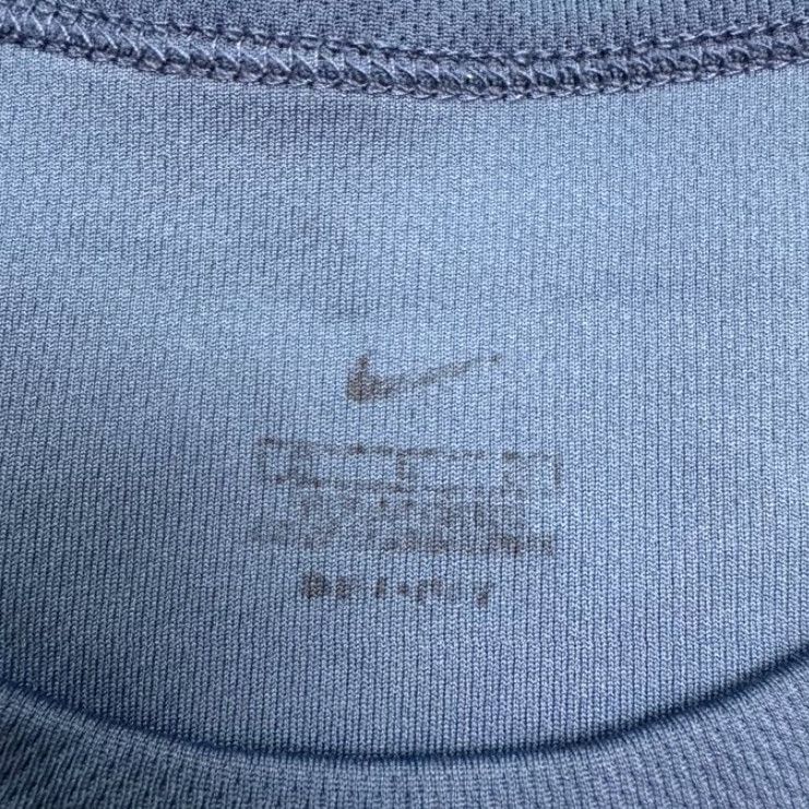 Nike Nike Long Sleeve T-Shirt Mens Medium Blue Crew Neck Athletic Tee Vintage Y2K Activewear Shirt Size US M / EU 48-50 / 2 - 6 Thumbnail
