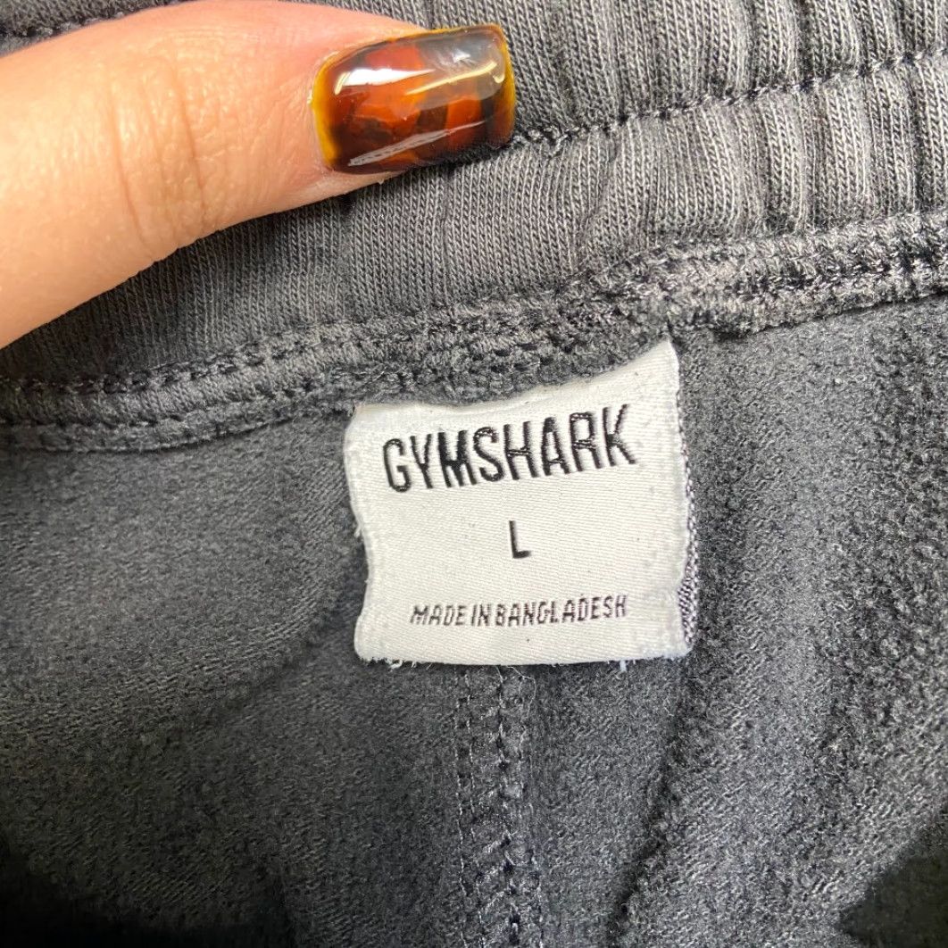 Gymshark Gymshark Sweatpants Mens Large Black Fleece Lined Drawstring Waist Tapered Leg Size US 33 - 7 Thumbnail