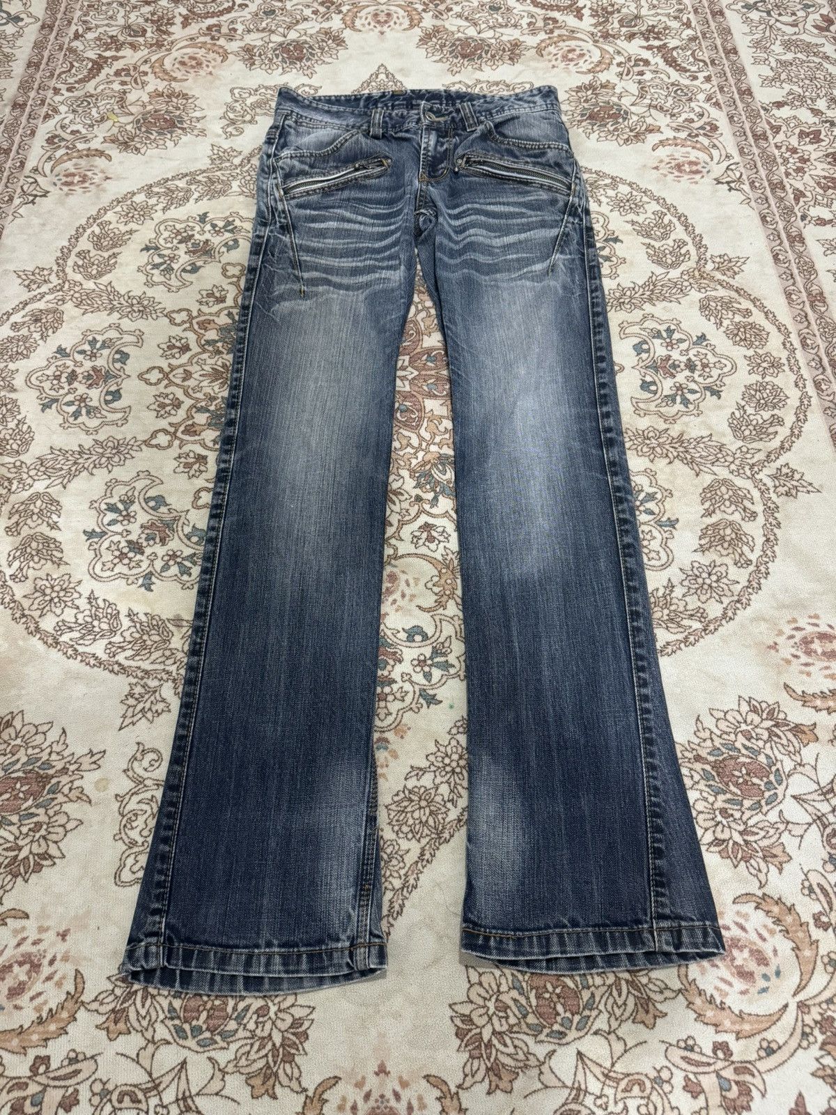 Japanese Brand × Nicole Club × Vintage Vintage Nicole Club For Men Flare Jeans Size US 30 / EU 46 - 7 Thumbnail