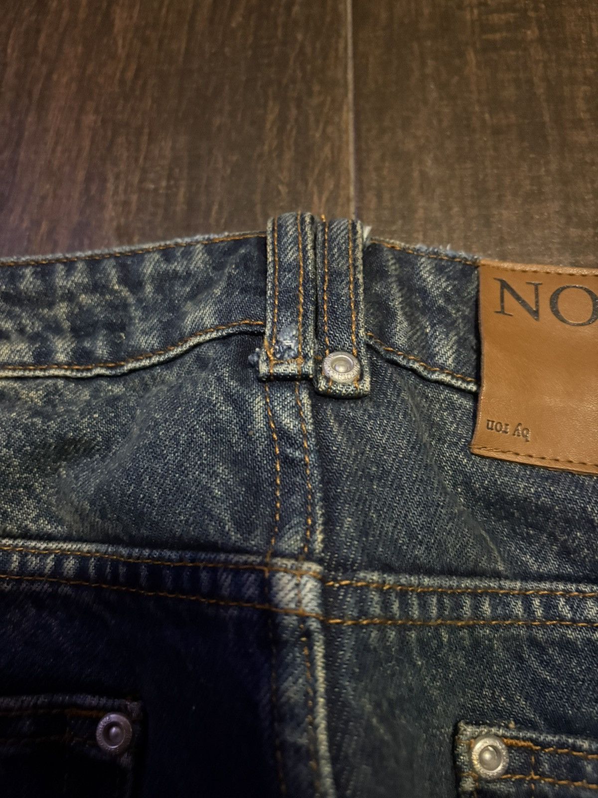 Other Nonfoya Archive Signature Baggy Denim Washed Navy 34x27 Size US 34 / EU 50 - 5 Thumbnail