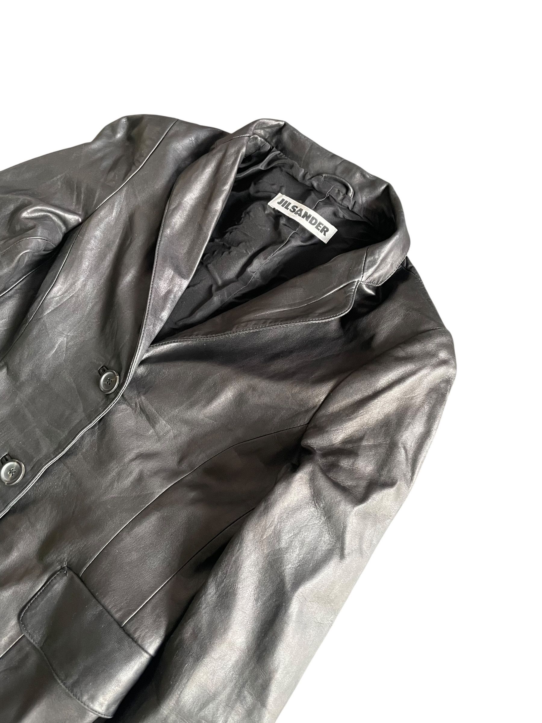 Jil Sander Jill Sander Leather Jacket Size XS / US 0-2 / IT 36-38 - 2 Thumbnail