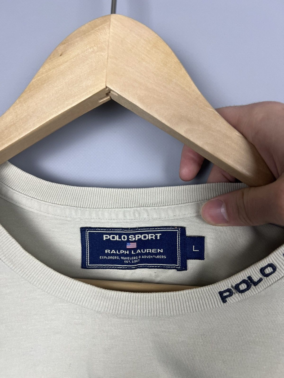 Polo Ralph Lauren Rare Vintage Polo Sport Long Sleeve Shirt Size US L / EU 52-54 / 3 - 5 Thumbnail