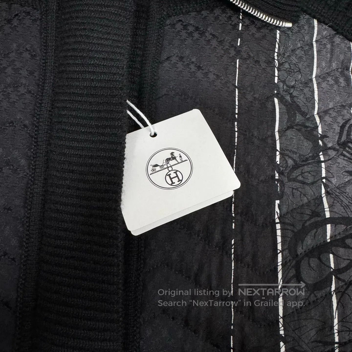 Hermes Hermes Leopard print on the back Silk-sewn short coat| Size S / US 4 / IT 40 - 6 Thumbnail