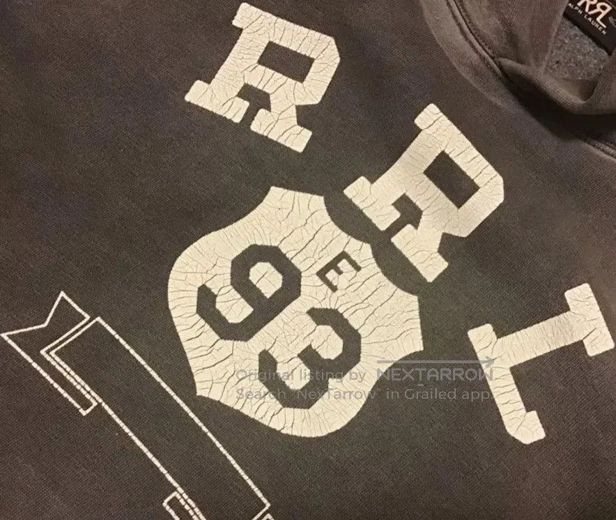RRL Ralph Lauren vintage rrl 93 shield graphic hoodie. Size US M / EU 48-50 / 2 - 4 Thumbnail