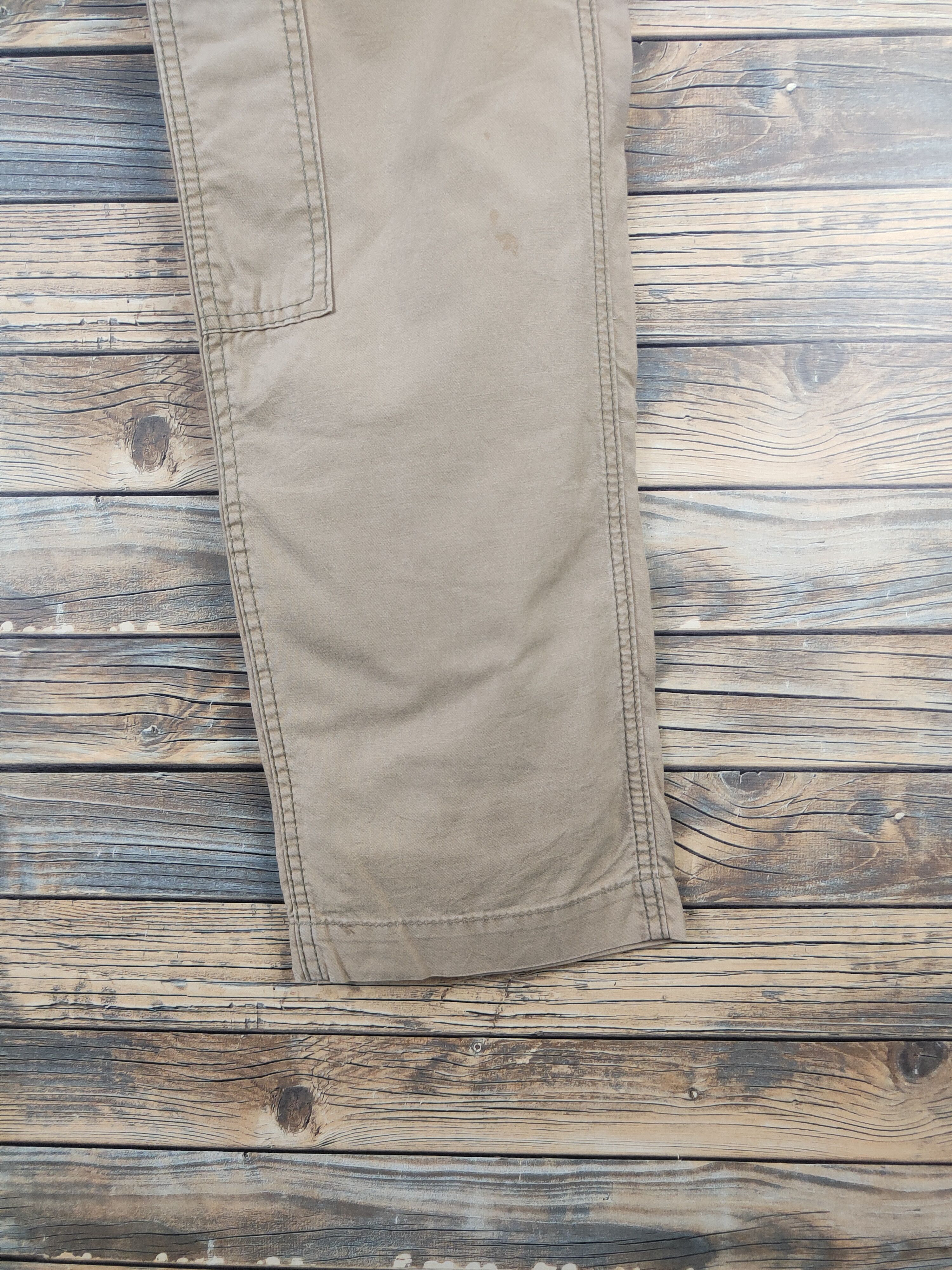 Japanese Brand DL Edwin-Blue Trip Beige Multipocket Cargo Pants #sp46-264T Size US 32 / EU 48 - 6 Thumbnail