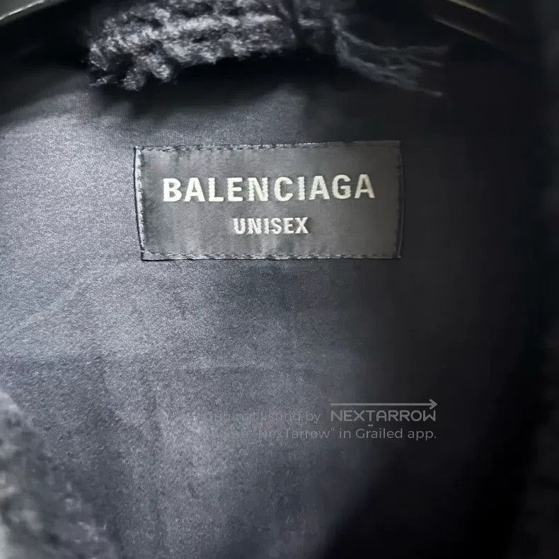 Balenciaga Balenciaga Black solid color lapel single-breasted long-sl Size US L / EU 52-54 / 3 - 2 Thumbnail