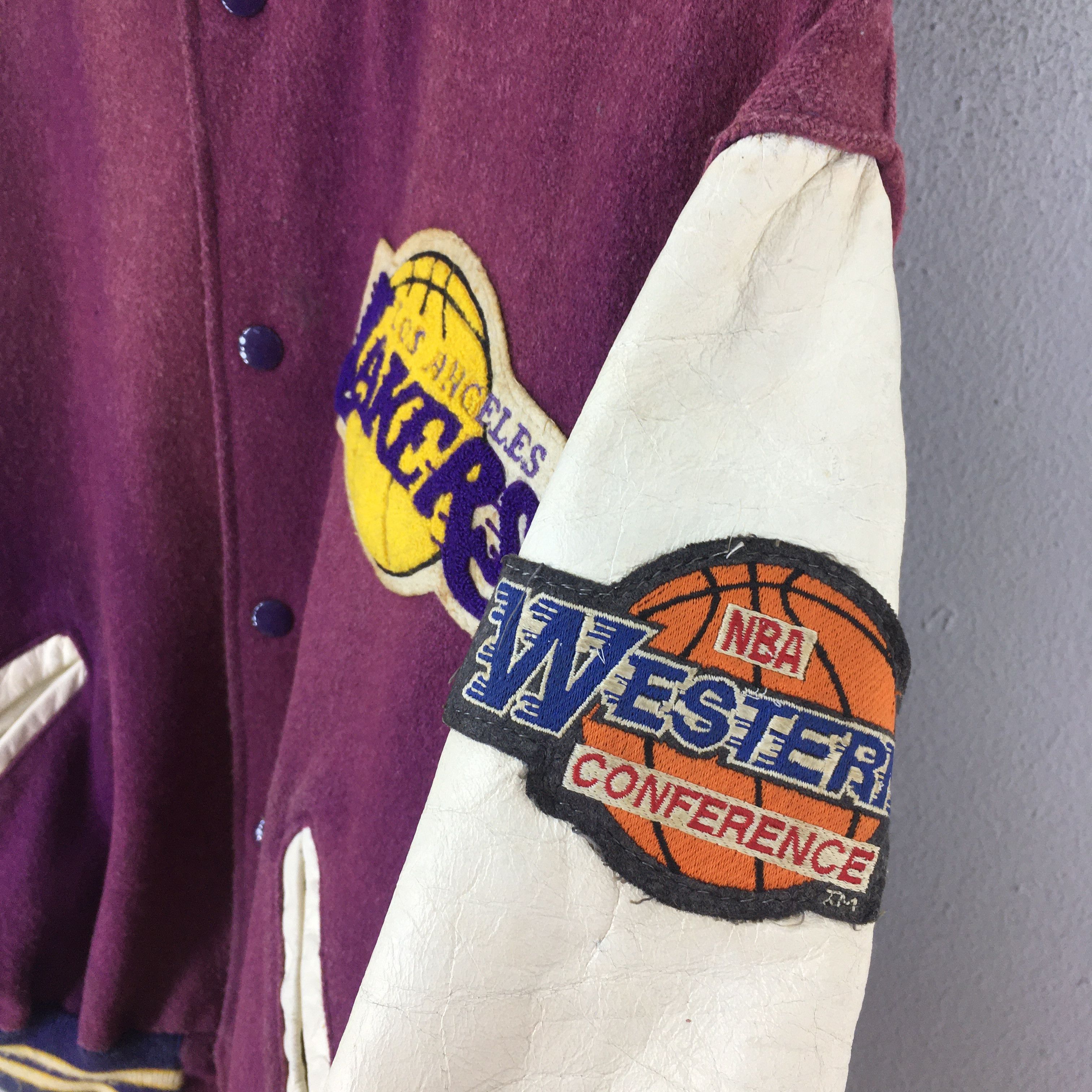NBA Vintage 90s Los Angeles Lakers Nba Basketball Jacket L Size US L / EU 52-54 / 3 - 4 Thumbnail