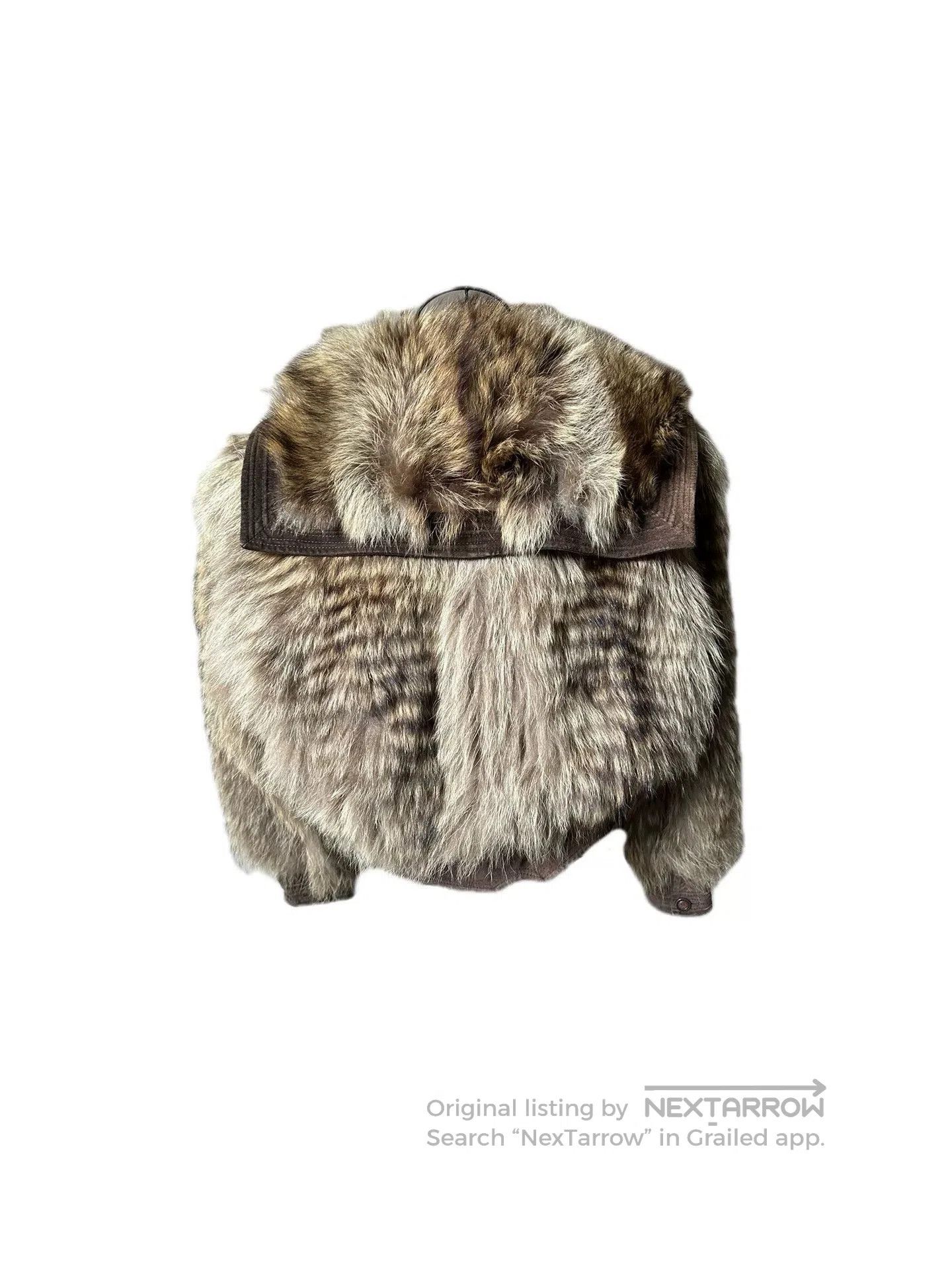 Vintage Vintage Fox Fur Oversized Lapel Jacket. Size M / US 6-8 / IT 42-44 - 2 Thumbnail