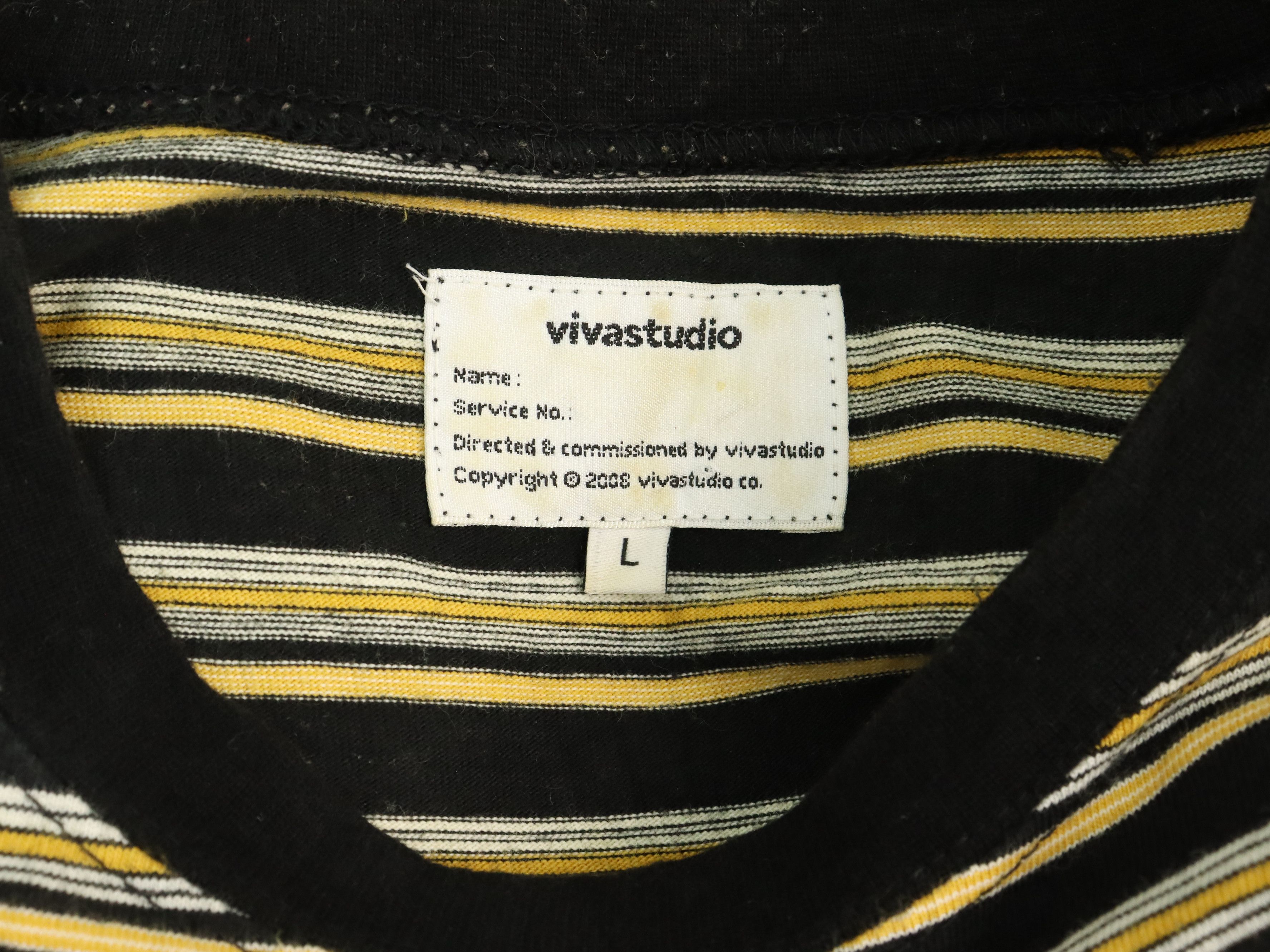 Vivastudio Vivastudio Horizontal Striped Retro Style L/S Shirt Size US M / EU 48-50 / 2 - 5 Thumbnail