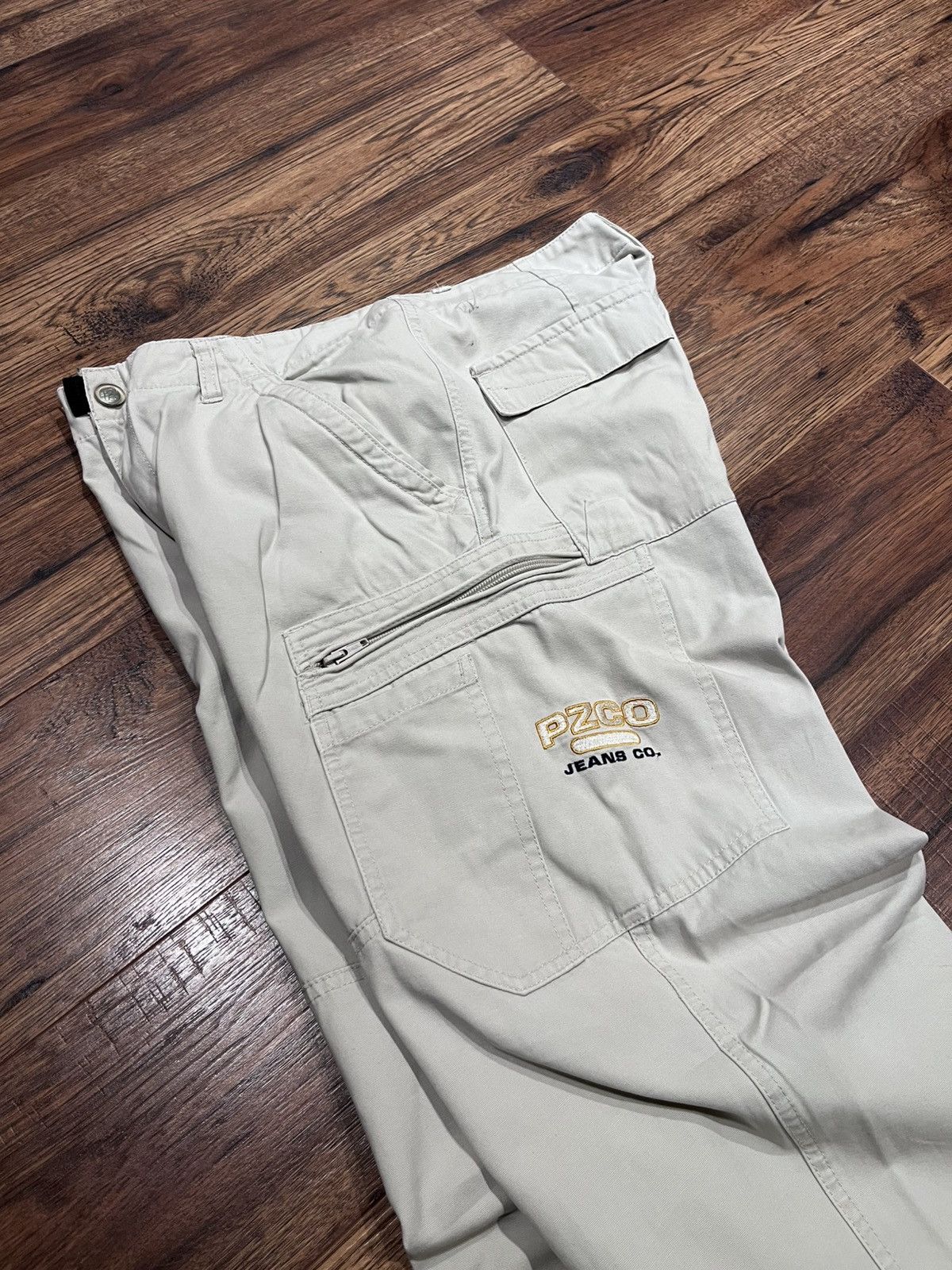Point Zero Vintage PZCO Point Zero Wide Leg Baggy Jnco Style Cargo Pant Size US 32 / EU 48 - 2 Thumbnail