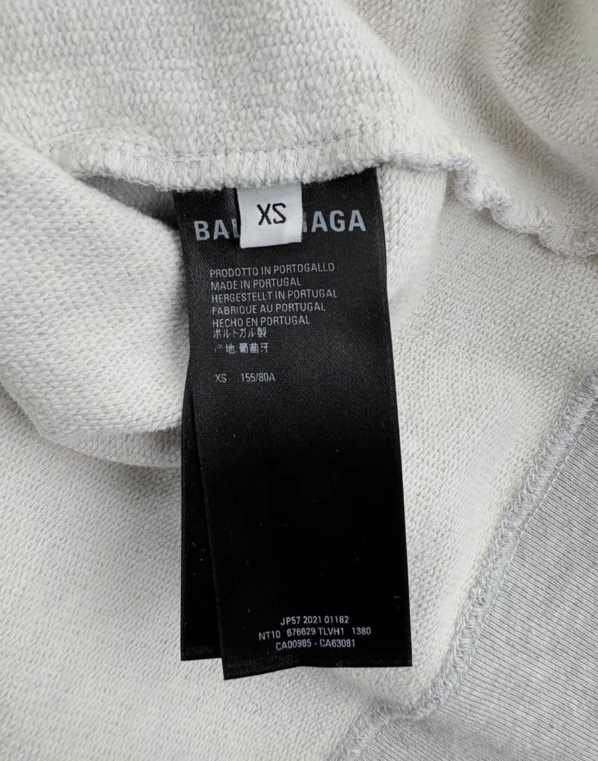 Balenciaga BALENCIAGA FBI Gray Long Sleeve Sweatshirt K1 Size US XS / EU 42 / 0 - 5 Thumbnail