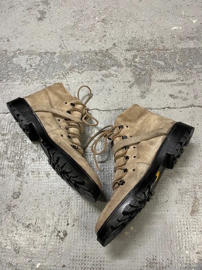 Gucci 2000s Gucci Beige Suede Hiking Boots Size US 8.5 / EU 41-42 - 3 Thumbnail