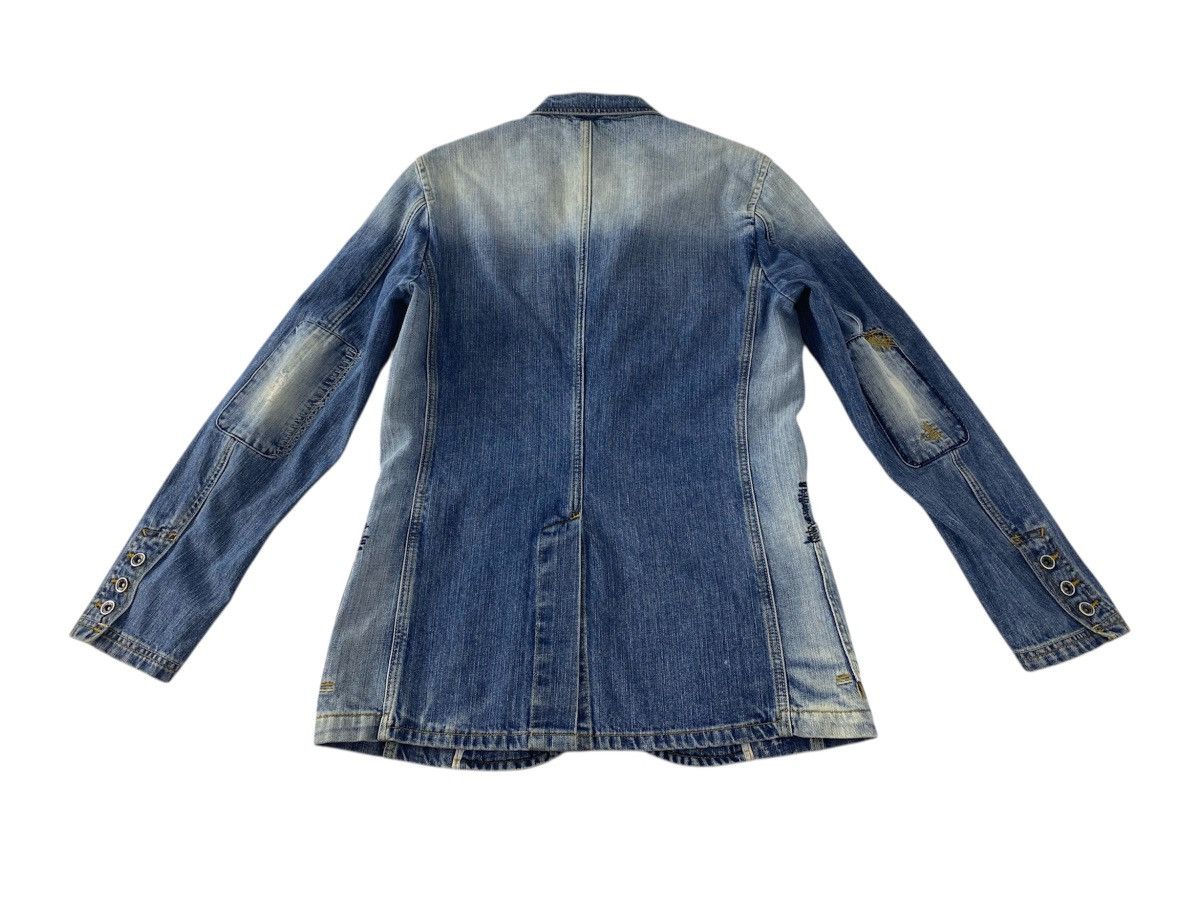 Bershka Bershka Espana Indigo Denim Jeans Coat Jacket Size US M / EU 48-50 / 2 - 2 Thumbnail