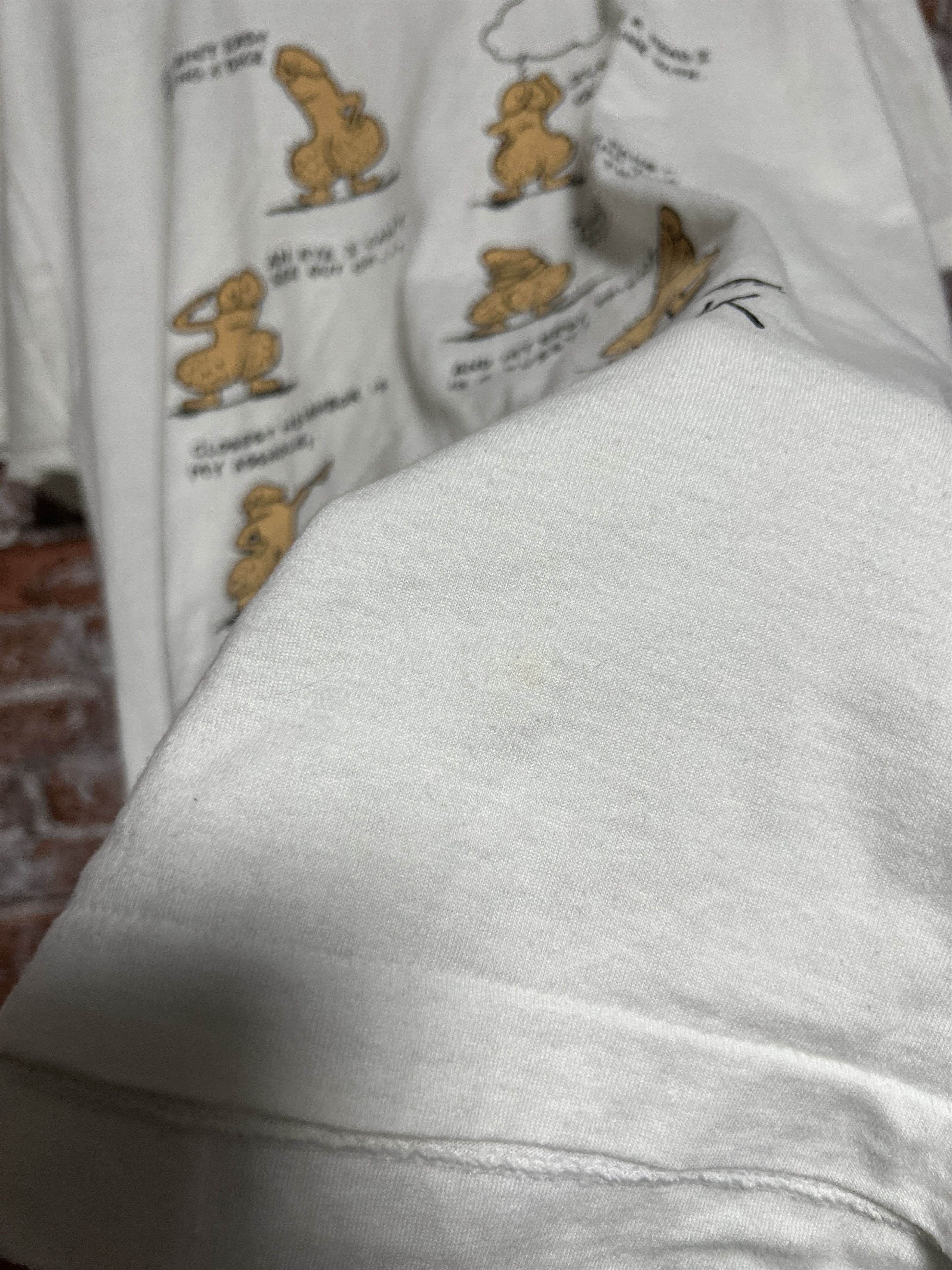Vintage Vintage 90s A Day In The Life Of A Dick Funny Humor T-shirt Size US XL / EU 56 / 4 - 11 Thumbnail