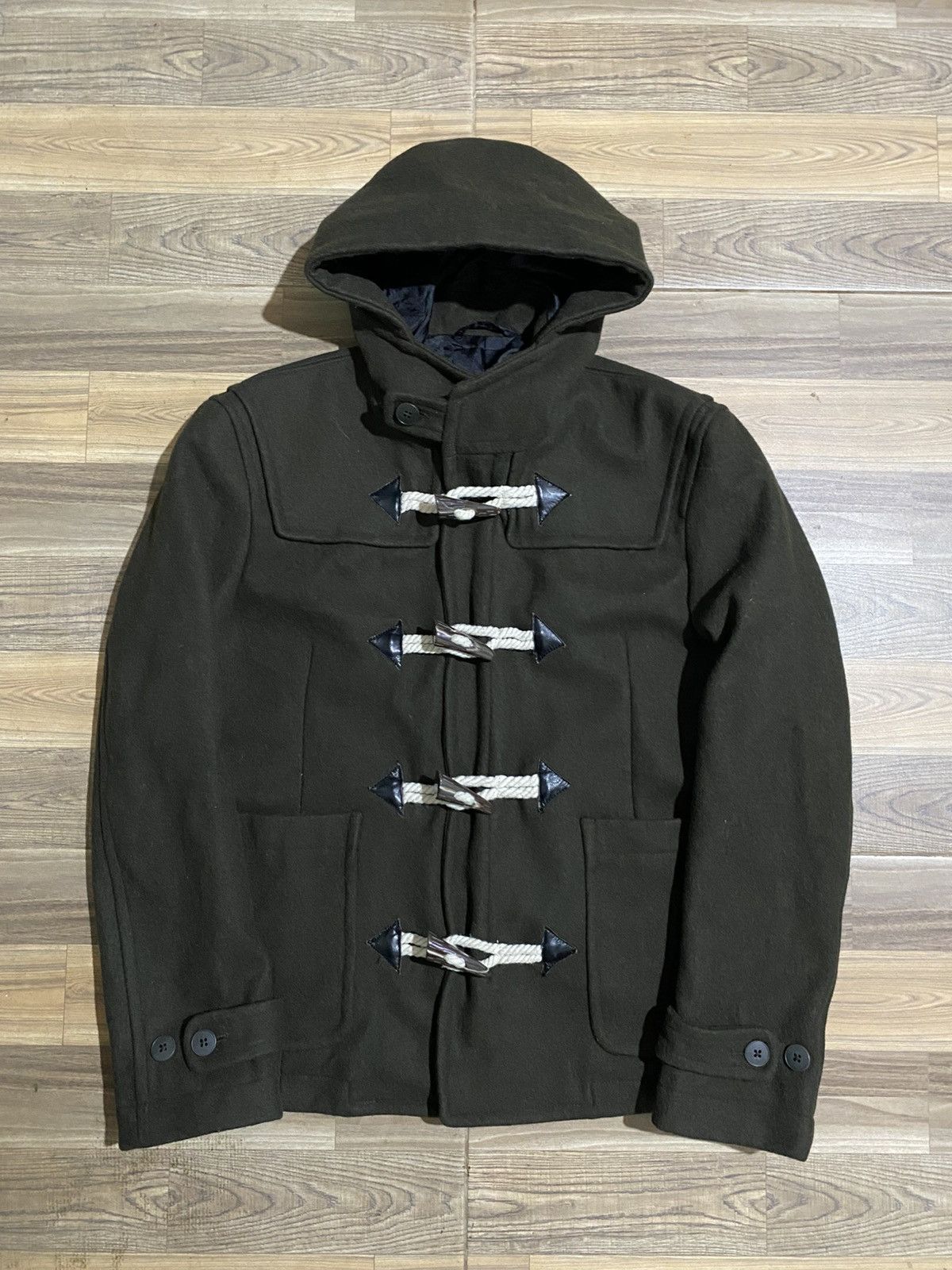 Tete Homme KAZUTAKA KATOH TETE DUE HOMME DUFFLE WOOL JACKET Size US M / EU 48-50 / 2 - 1 Thumbnail