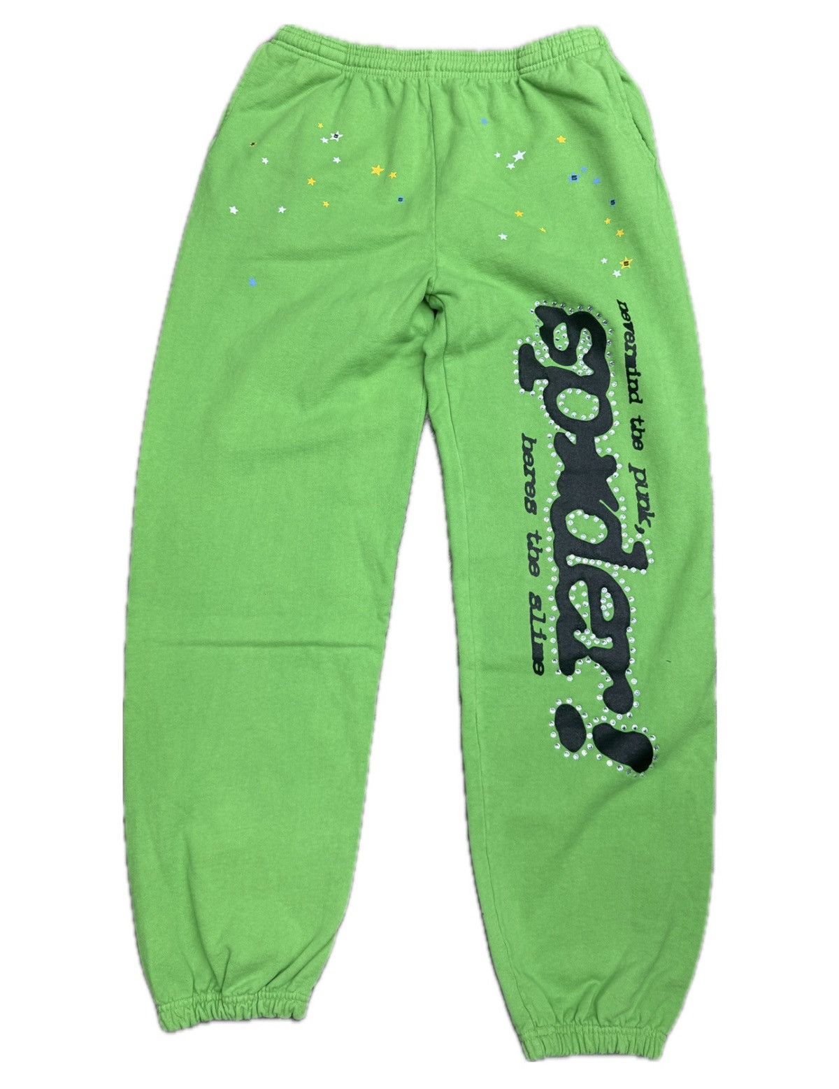 Sp5der Sp5der Rhinestone P*nk V2 Sweatpants Size US 38 / EU 54 - 1 Thumbnail