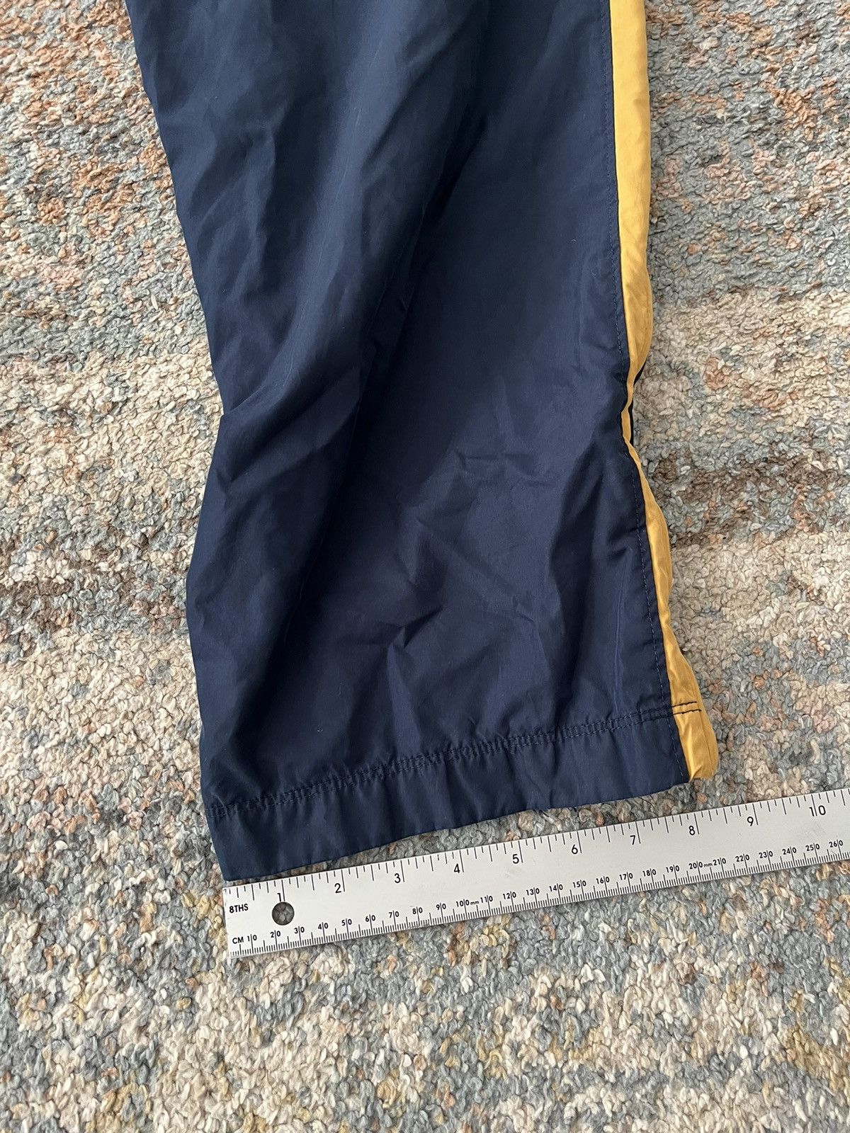 Vintage VTG Y2K Nike Sweatpants swishy Blue XL Distressed yellow Size US 32 / EU 48 - 10 Thumbnail