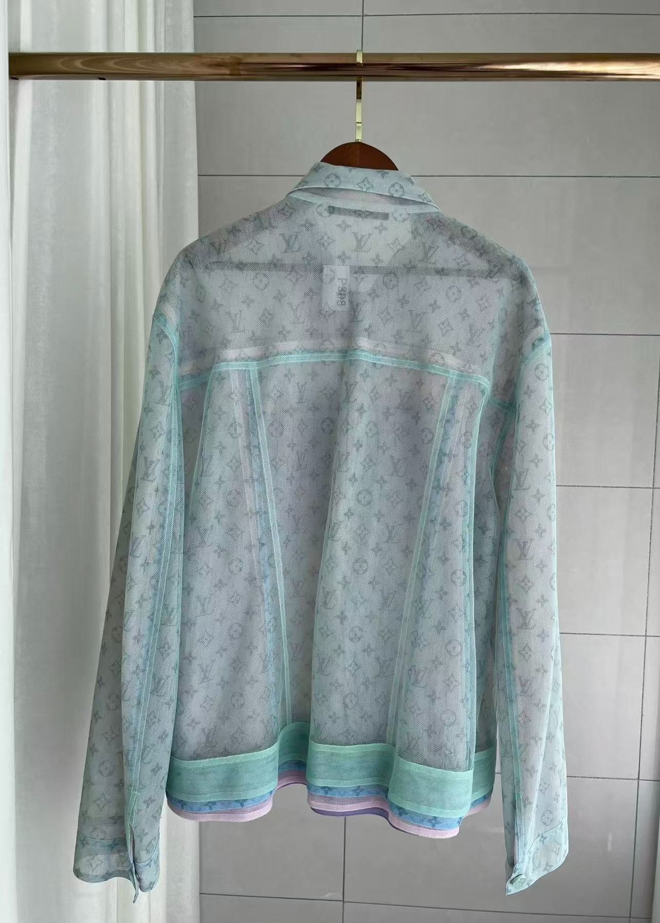 Louis Vuitton Louis Vuitton Logo Organza Colorblock Jacket Size US M / EU 48-50 / 2 - 2 Thumbnail