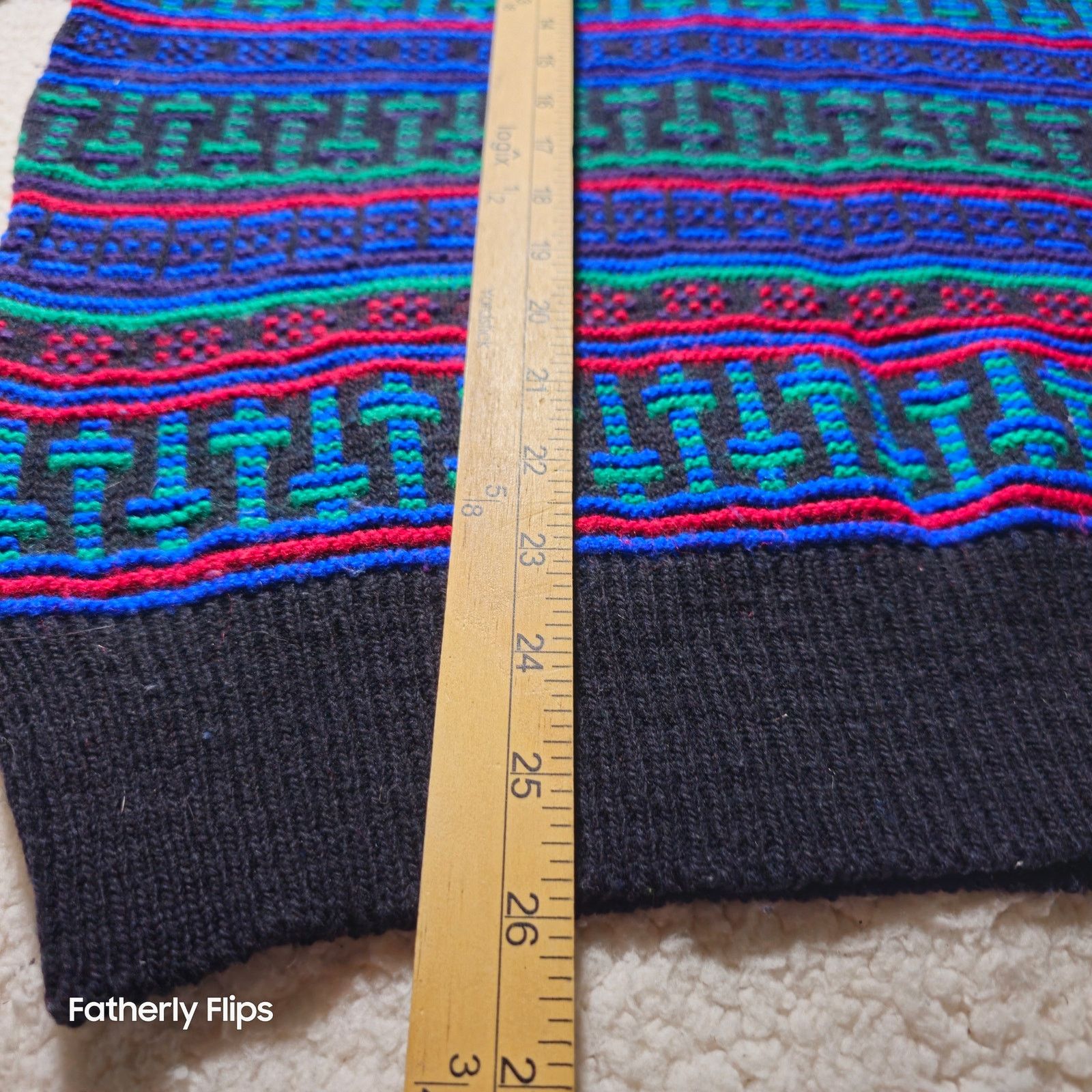 Robert Bruce Vintage Robert Bruce Geometric Knit Sweater Mens M USA Made Size US M / EU 48-50 / 2 - 8 Thumbnail