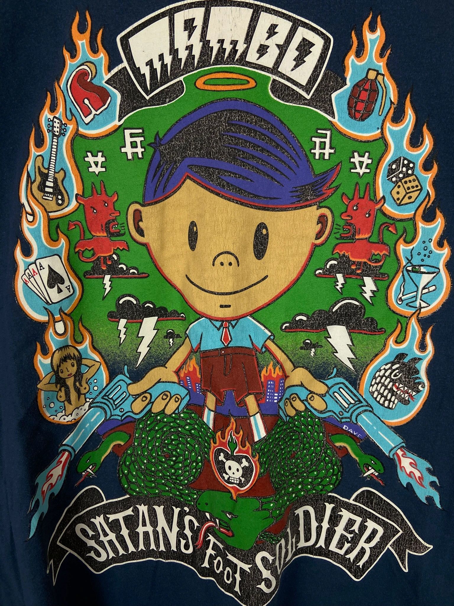 Mambo Tee Mambo Satan’s Foot Soldier Graphic M Size US M / EU 48-50 / 2 - 3 Thumbnail