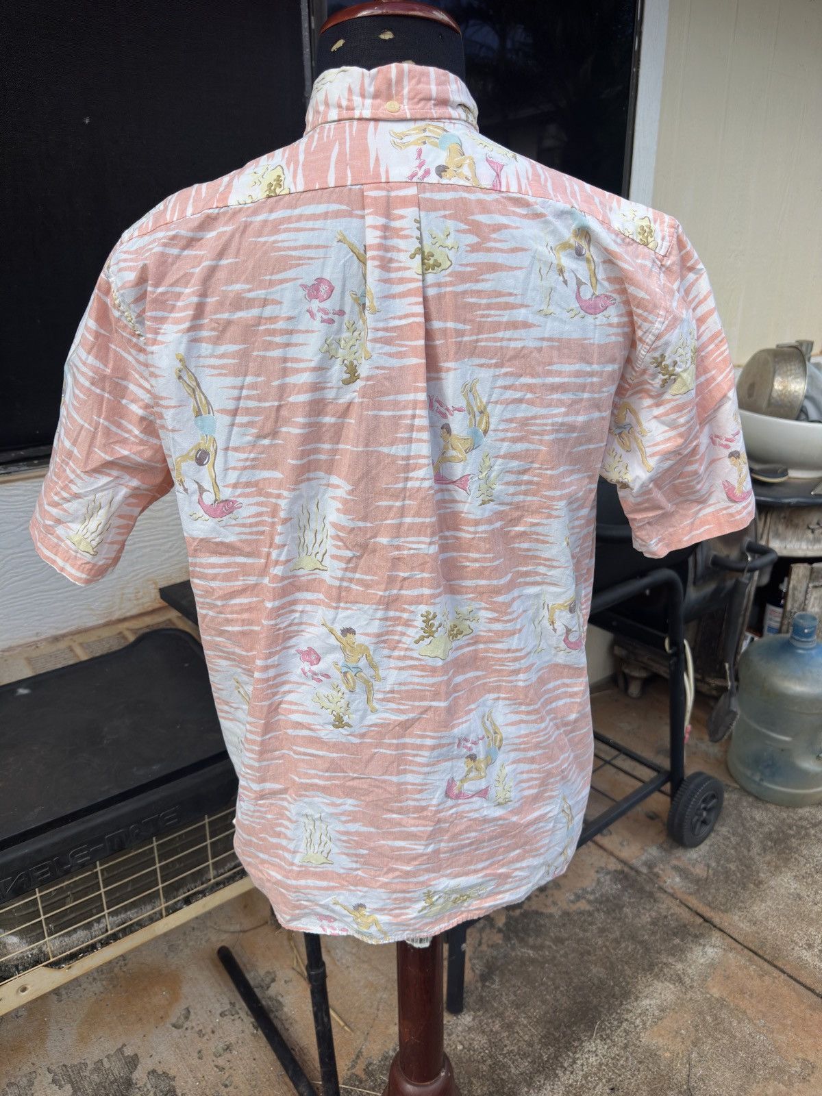 Reyn Spooner PreOwned Reyn Spooner Hawaiian Print Orange Men's M Size US M / EU 48-50 / 2 - 2 Thumbnail