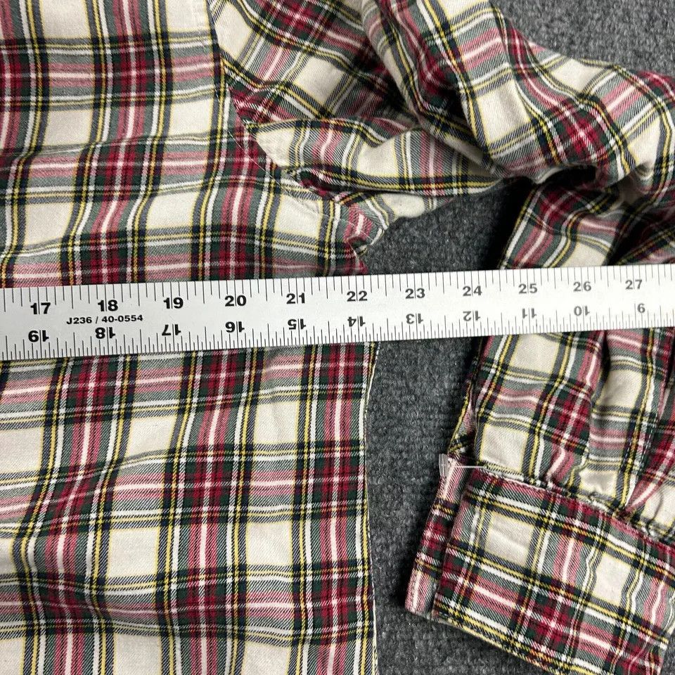 Other Soft Surroundings Pajama Top Womens Large Plaid Flannel Size L / US 10 / IT 46 - 4 Thumbnail