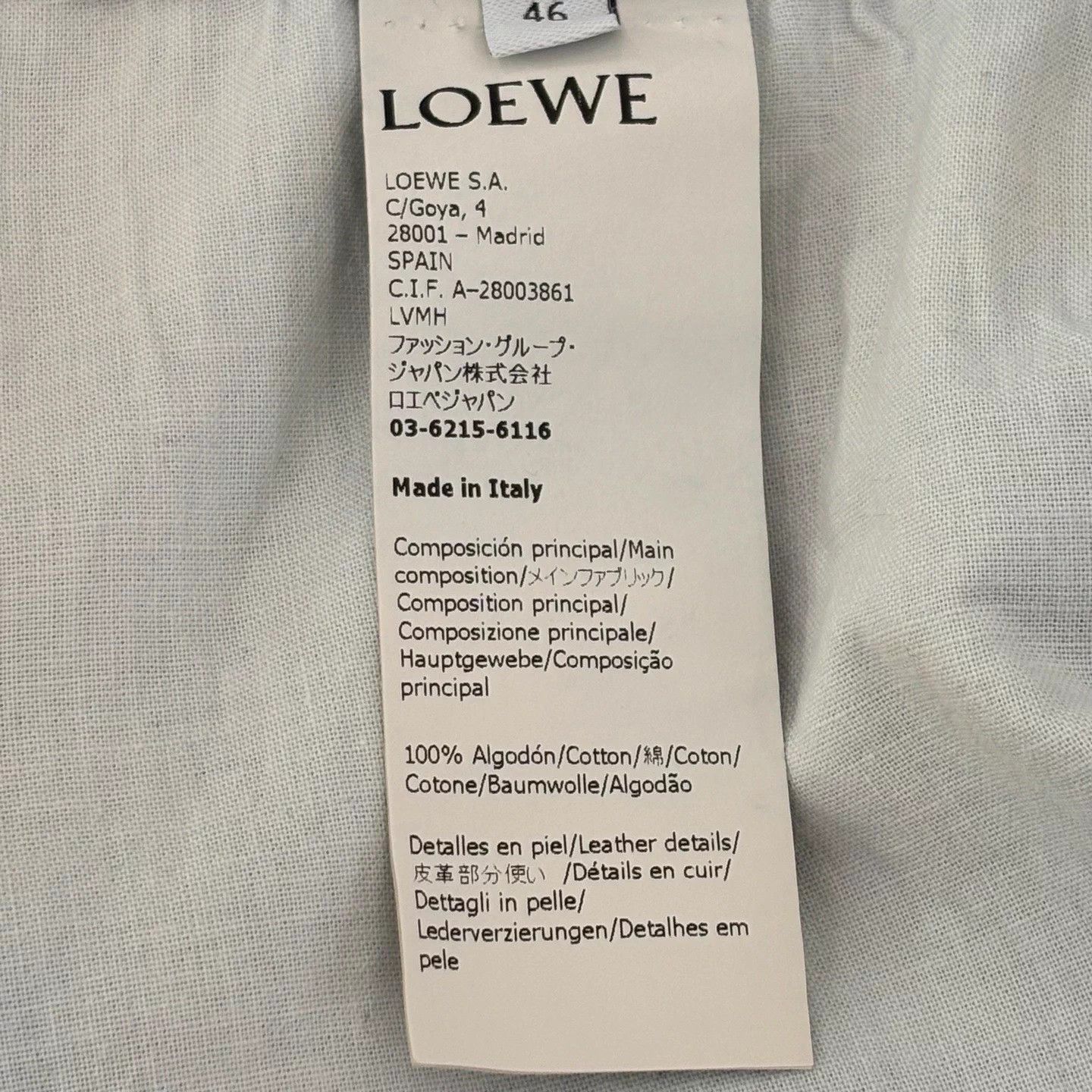 Loewe LOEWE Leather Patch Logo Distressed Washed Jeans 46 Size US 30 / EU 46 - 4 Thumbnail
